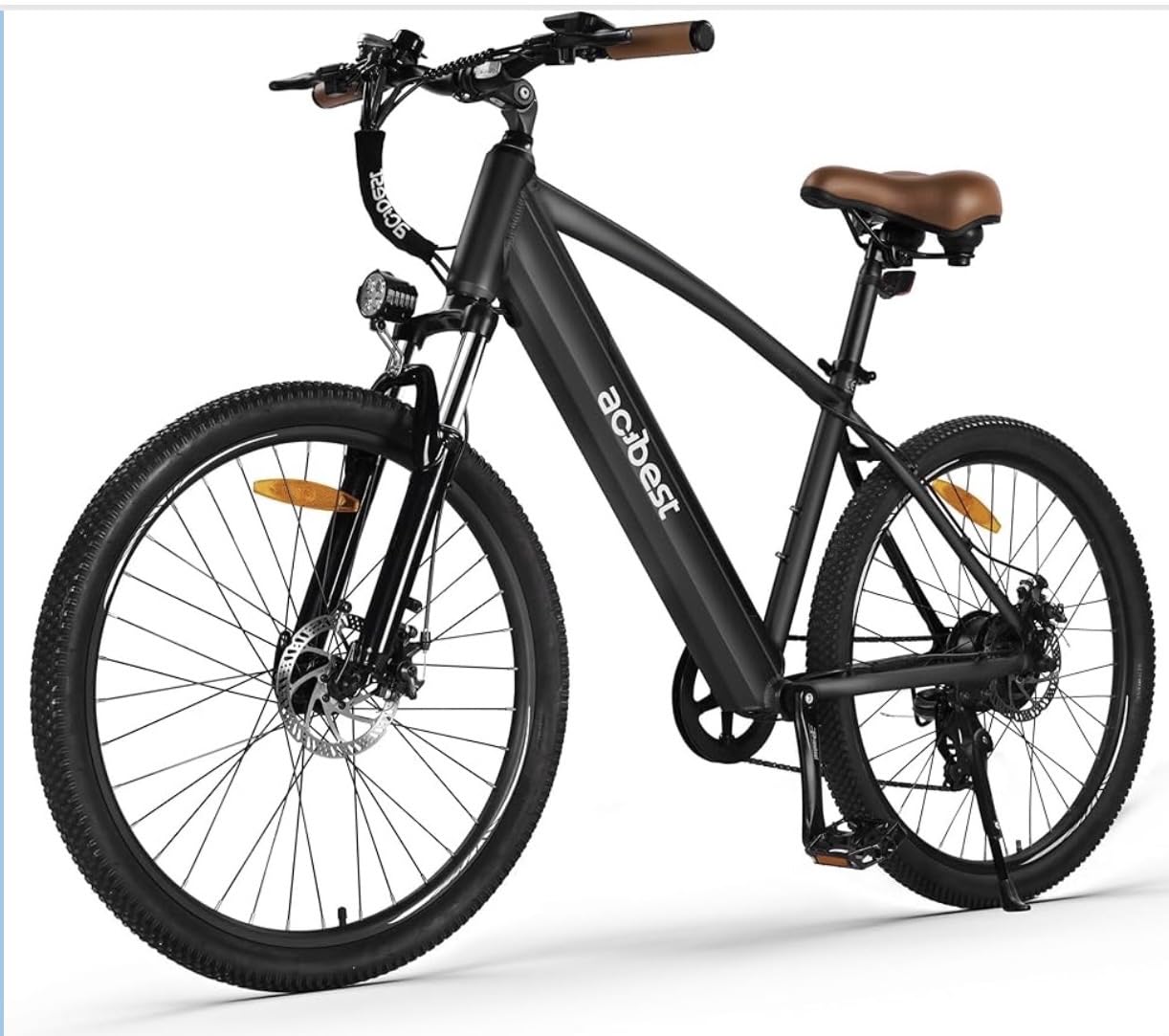 ACTBEST Core Electric Bike for Adults - Peak 1200W Brushless Motor Mountain Ebike, 500Wh Removable Built in Battery Up to 55 Miles, 27.5X2.1 Tire Step Over Bicycle, Commute E Bikes with 7 Speed customer photo 1
