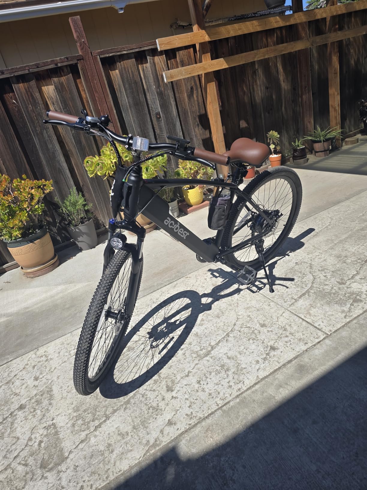 ACTBEST Core Electric Bike for Adults - Peak 1200W Brushless Motor Mountain Ebike, 500Wh Removable Built in Battery Up to 55 Miles, 27.5X2.1 Tire Step Over Bicycle, Commute E Bikes with 7 Speed customer photo 2