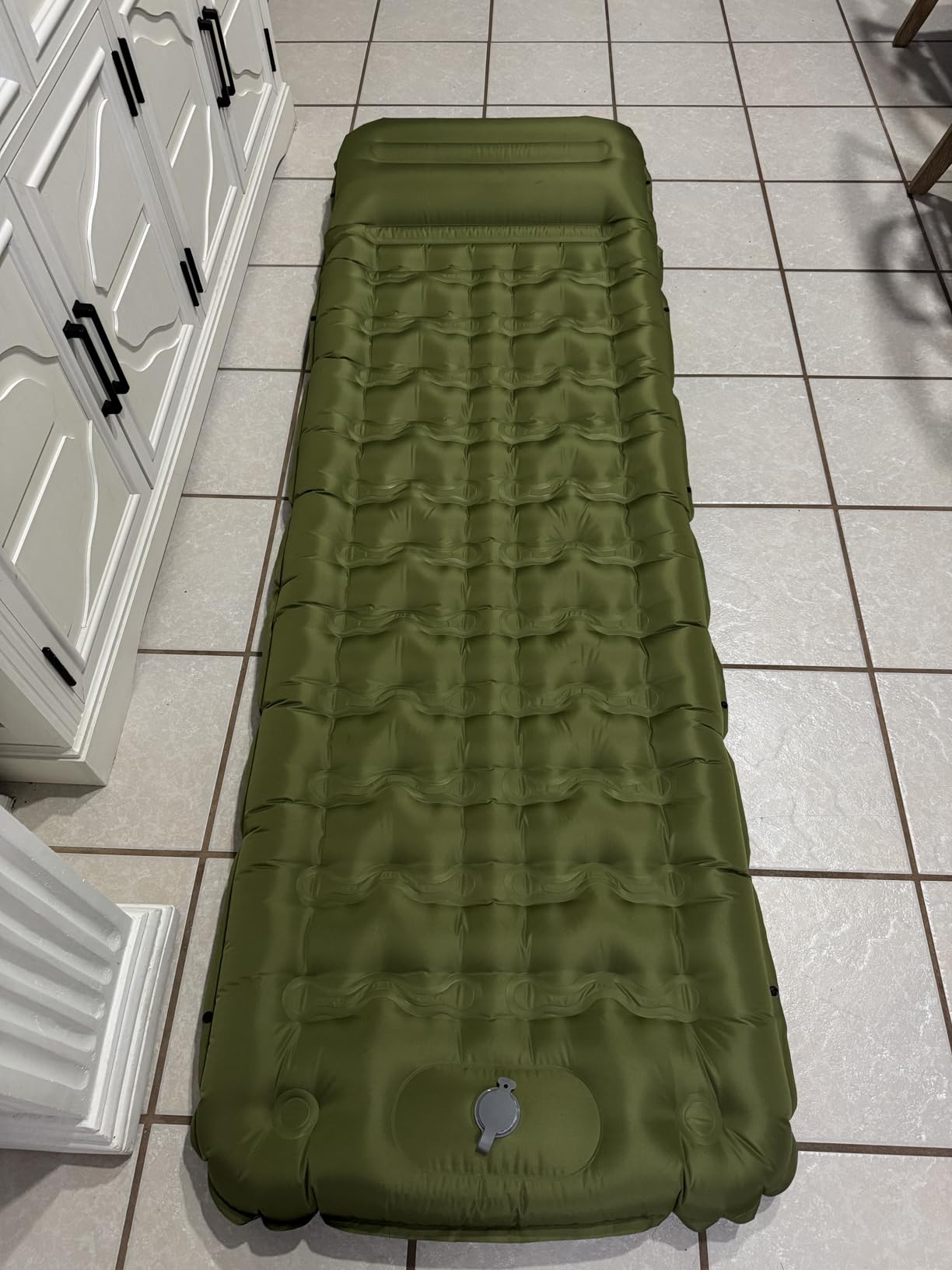 OGERY Sleeping Pad, Ultralight Inflating Sleeping Pad for Camping with Pillow Built-in Foot Pump, 6