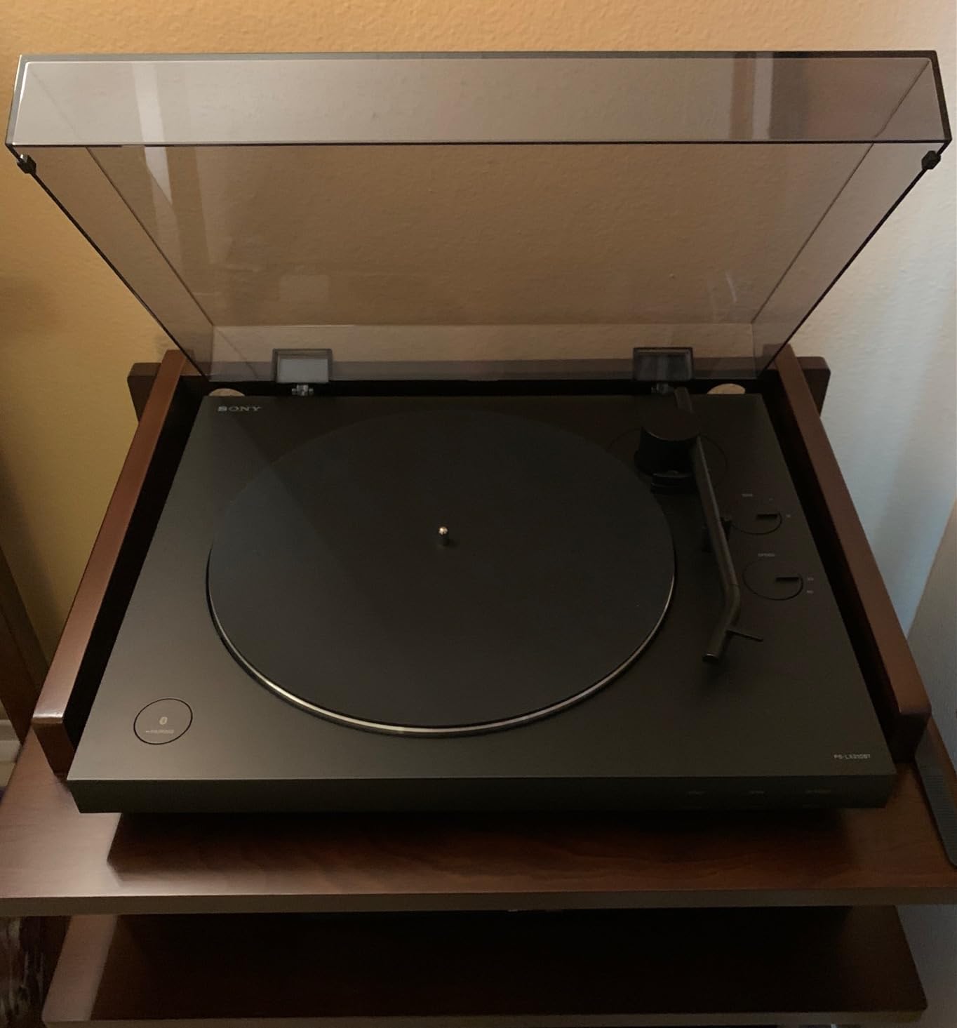 Sony PS-LX3BT Wireless Bluetooth Turntable (2026 Model) Fully Automatic Belt Drive Vinyl Record Player with Built-in Phono EQ, Black customer photo 2