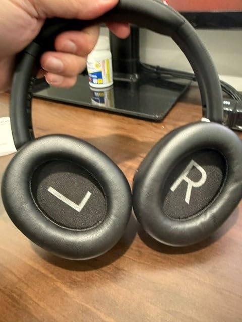 Pointcinco Hybrid Active Noise Cancelling Headphones, Over Ear Bluetooth 6.0 Wireless Headphones, 80H Playtime, Deep Bass, HiFi Stereo Sound, Lightweight Foldable for Travel, Home and Office(Black) customer photo 2