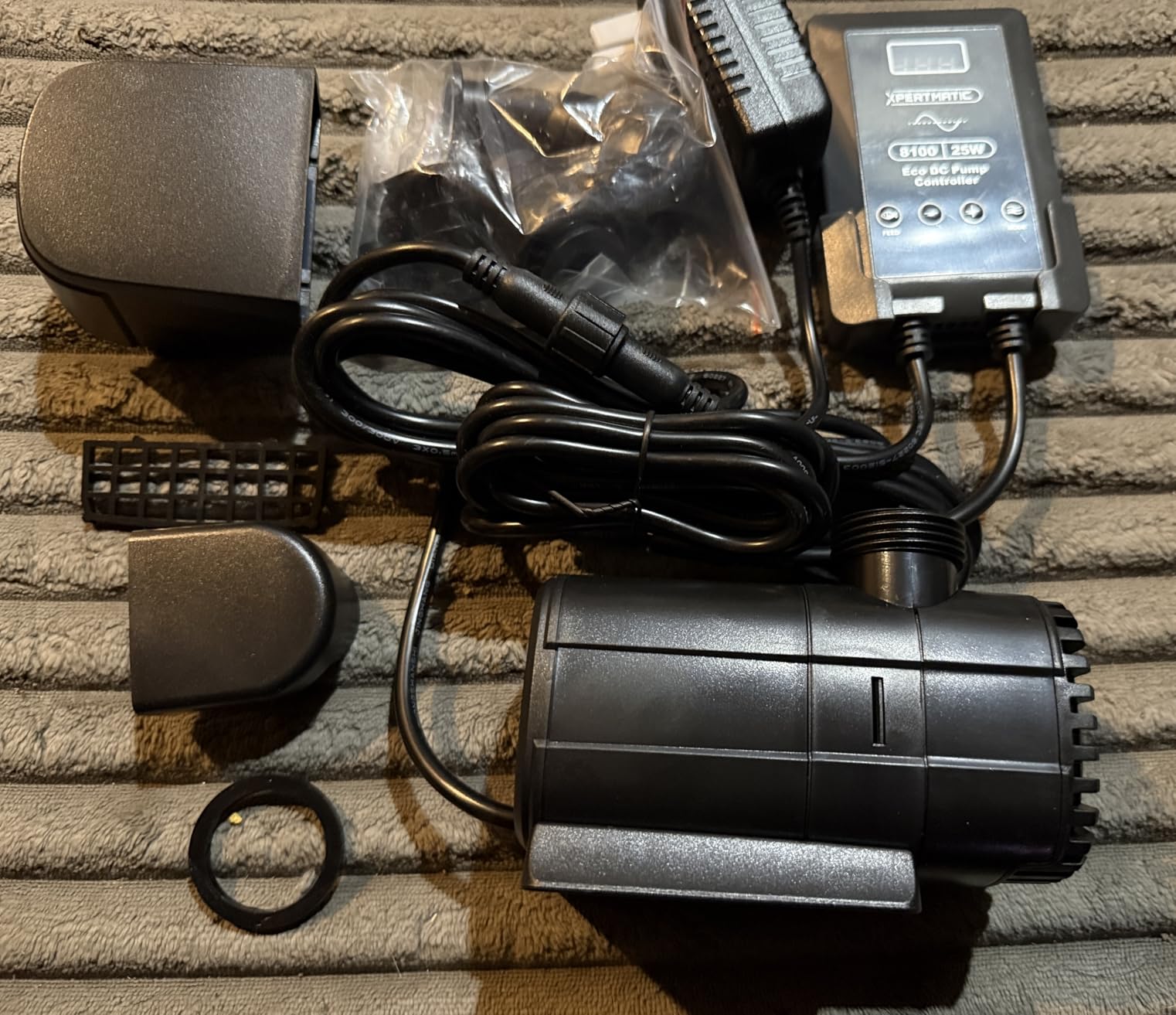 XPERTMATIC 25W DC Aquarium Pump, 925 GPH Variable Speed Fish Tank Pump, 11.5 ft Max Head, Ultra Quiet, 20-Level Adjustable Flow with 3 Modes customer photo 1