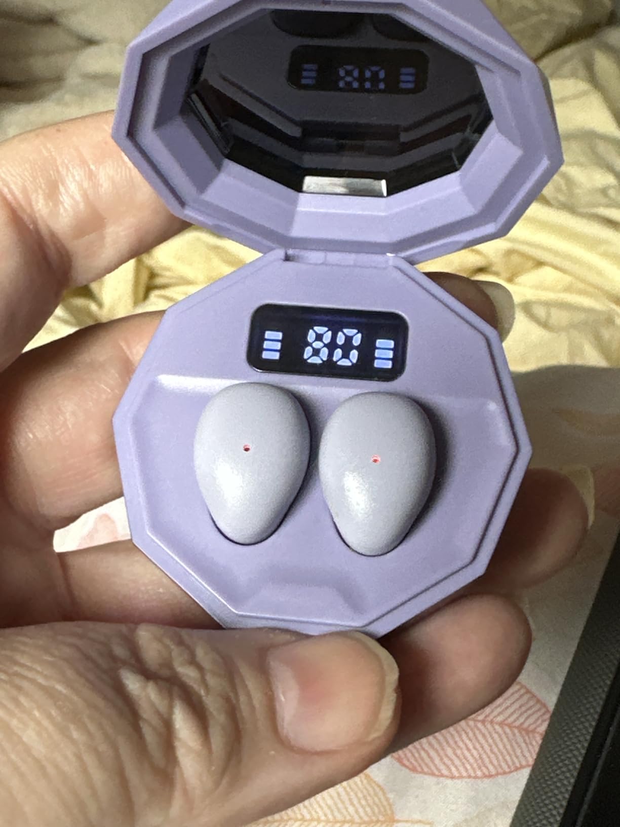 Sleep Earbuds for Side Sleepers, Mini Invisible Wireless Bluetooth 6.0 Micro Sleep Headphones, Hidden Earbuds with LED Screen for Small Ears Sleeping Working, Exercise, Hiking customer photo 1