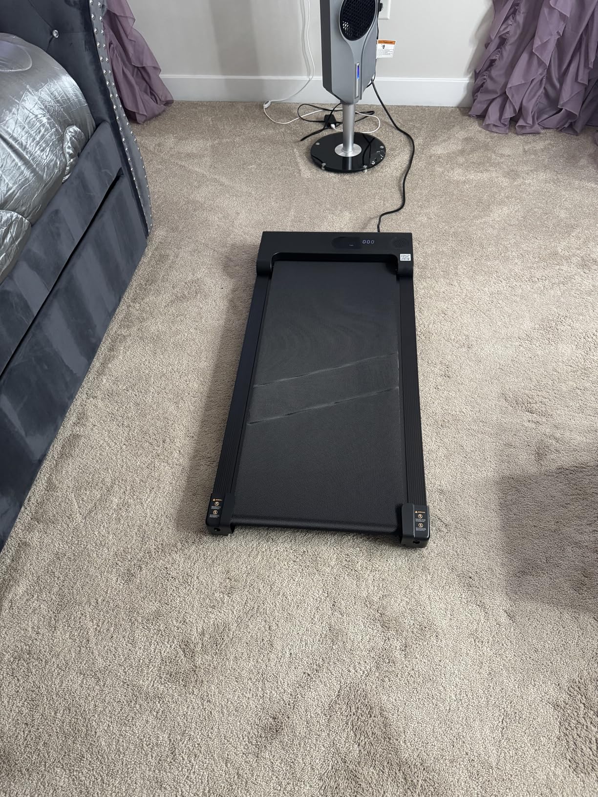 Walking Pad Treadmill for Home - Under Desk Treadmills Portable Mini Walking Pads Compact Walk Pad for Small Spaces Office Indoor Apartment Floor Flat Running Machine customer photo 1