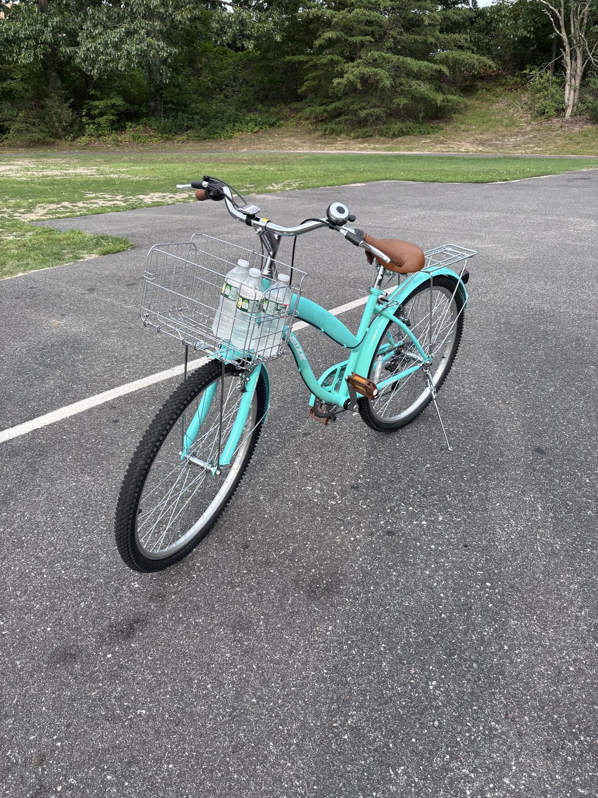 WEIZE Beach Cruiser Bike, 24 & 26 inch Commuter Bicycle for Adult Men and Women, High-Carbon Steel/Front & Rear Fenders customer photo 2