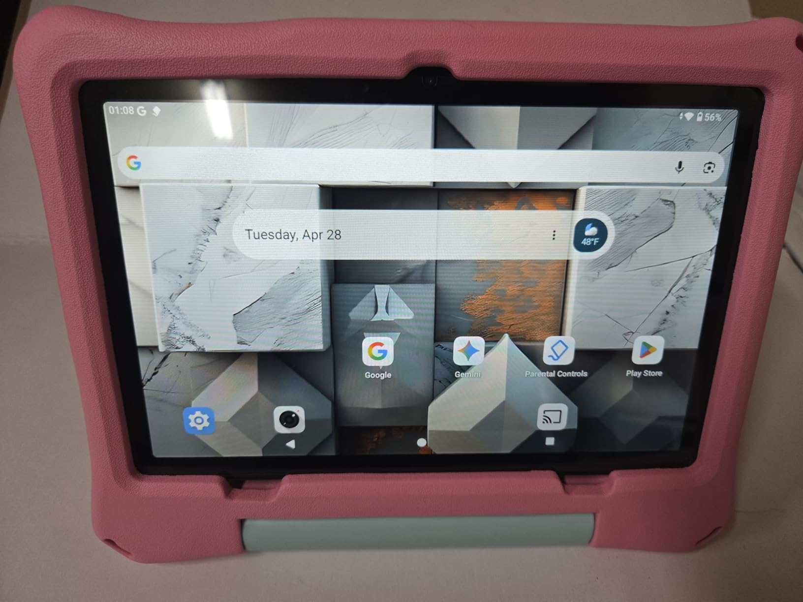 aiprotablet Kids Tablet, Android 16 Tablet for Kids 10 inch Octa-Core 2.2GHz with Case, 30GB RAM 64GB ROM, 2TB Expand, Parental Control, Dual Camera, BT, WiFi, with Keyboard Mouse Stylus, Gift (Pink) customer photo 1