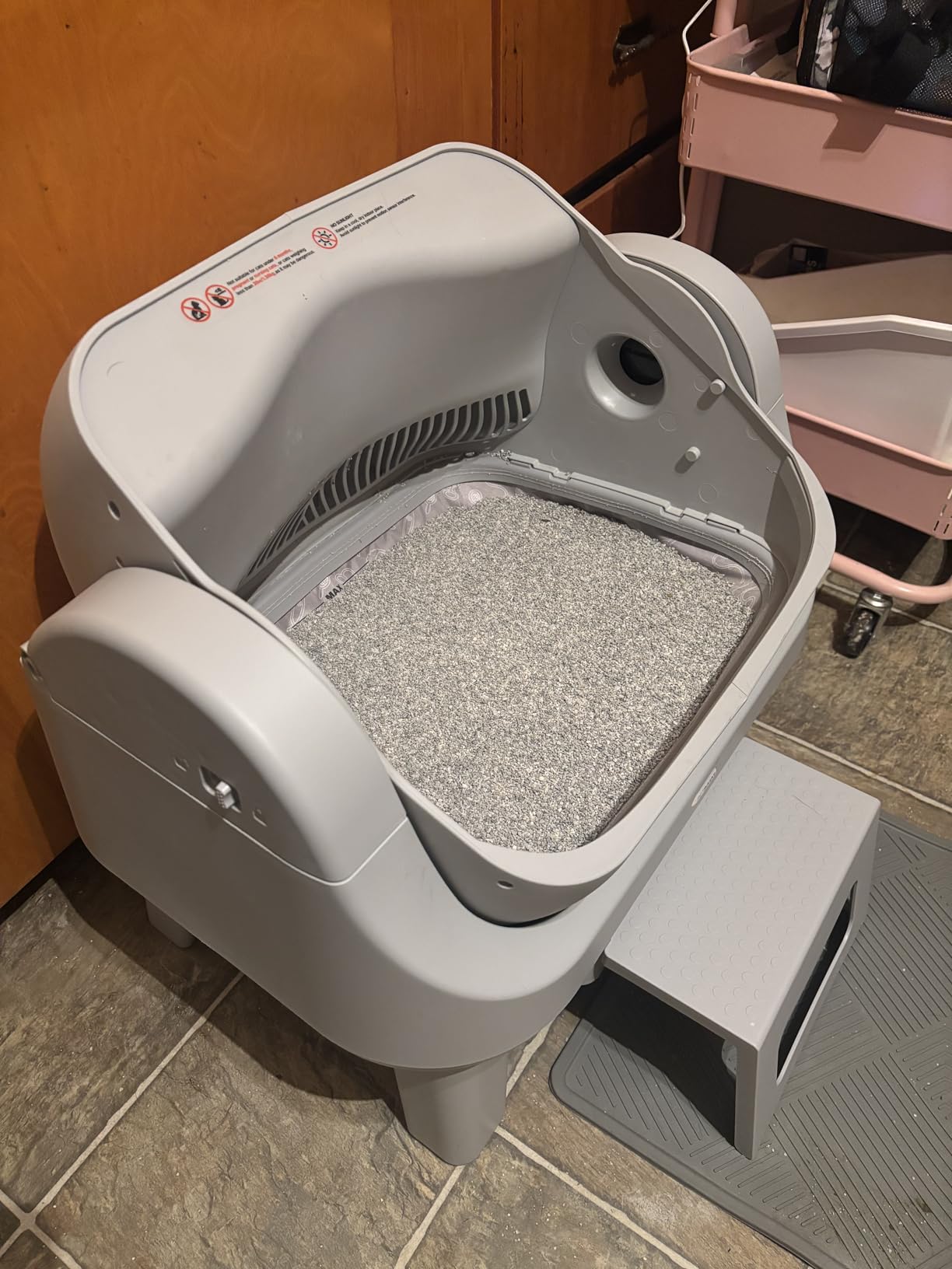 PetPivot Open Top Self Cleaning Cat Litter Box, Automatic Litter Box with 7 Pairs of Safety Sensors customer photo 2
