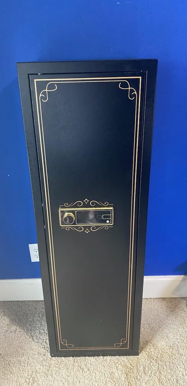 KAER 12-15 Fingerprint Long Gun Safe for Rifles & Pistols | Password Lock | Adjustable Shelves | Perfect for Apartments, Homes, Offices | Secure Storage and Quick Access Gun Cabinet customer photo 1