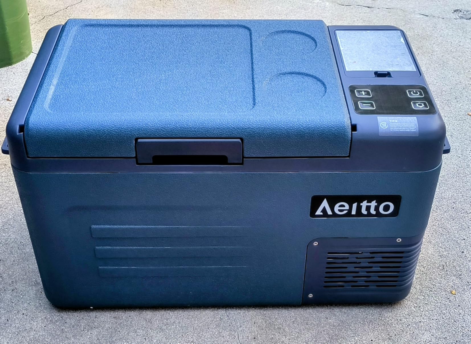 Aeitto 12 Volt Car Refrigerator 20Quart Car Fridge Freezer Electric Cooler Portable Cooler 12V Fridge RV Refrigerator -4F-68F Temp Control 12/24V DC & 100-240V AC for Travel, Camping, RV, Road customer photo 2