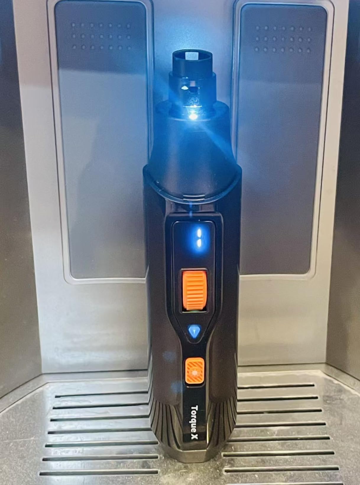 Torque X +30% Power Professional Dog Nail Grinder - Ultra-Quiet 30dB Dog Nail Trimmers, Powerful 7-Speed 16,000 RPM Motor (20k Force), Dual LED Lights, 12H+ Runtime, 3 Diamond Bits & Dust Cap customer photo 2