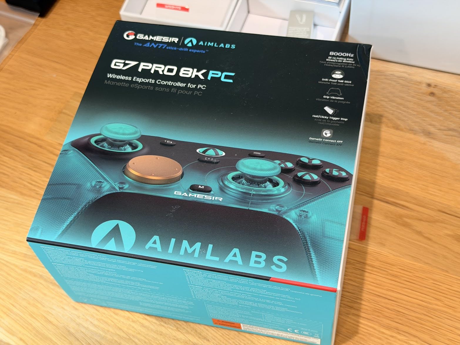 GameSir G7 Pro 8K PC Wireless Controller, Aimlabs Edition - 8000Hz Polling Rate Wired & 2.4G, TMR Joysticks Anti-Stick Drift, Hall Effect Analog Triggers, Esports Gamepad for Windows PC with 3.5mm Audio customer photo 2