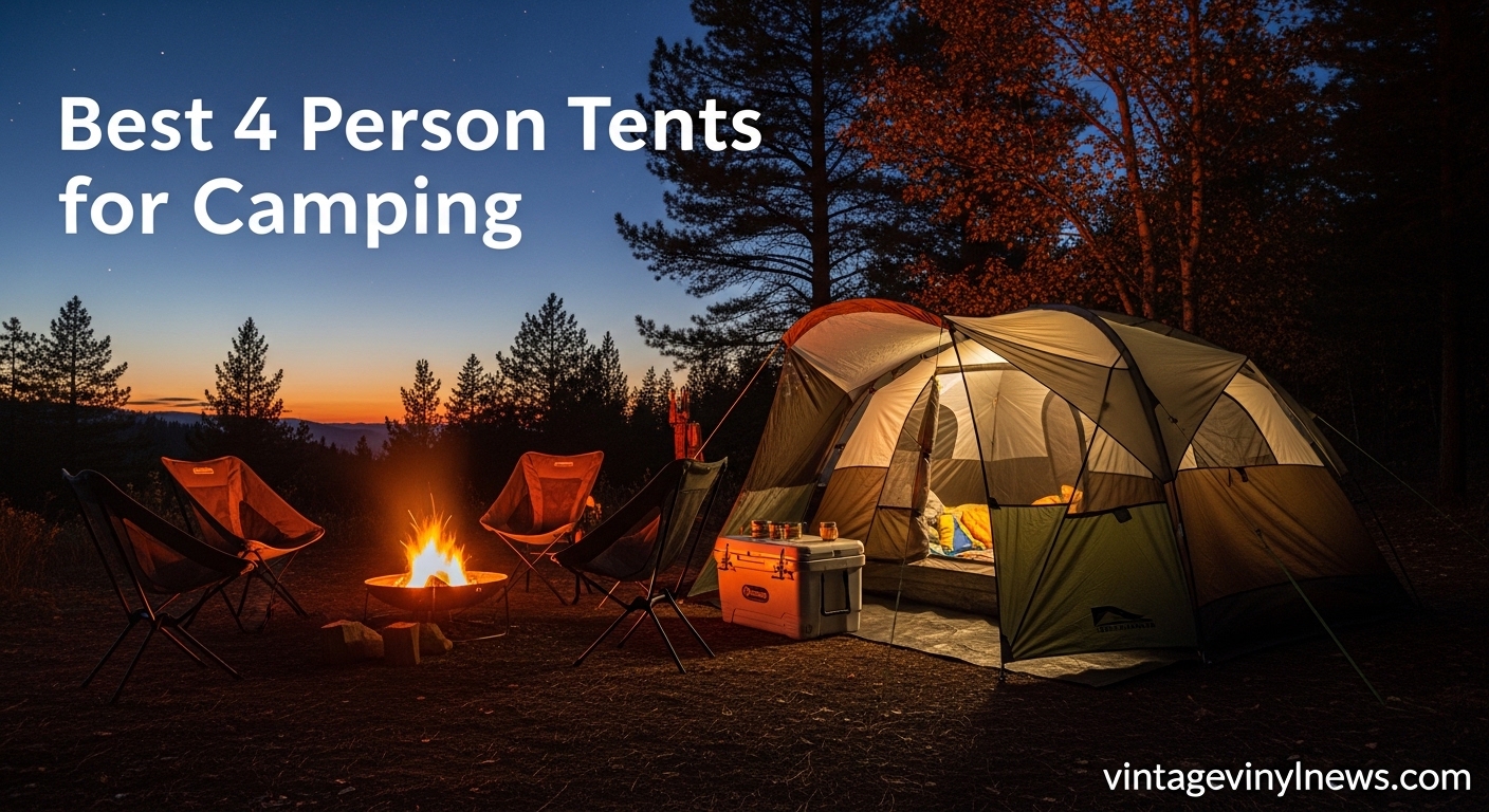 Best 4 Person Tents for Camping