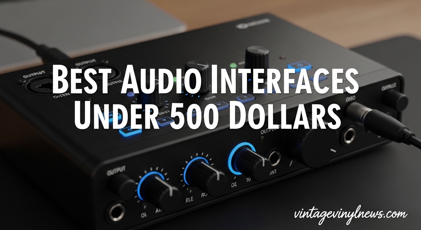 Best Audio Interfaces Under 500 Dollars