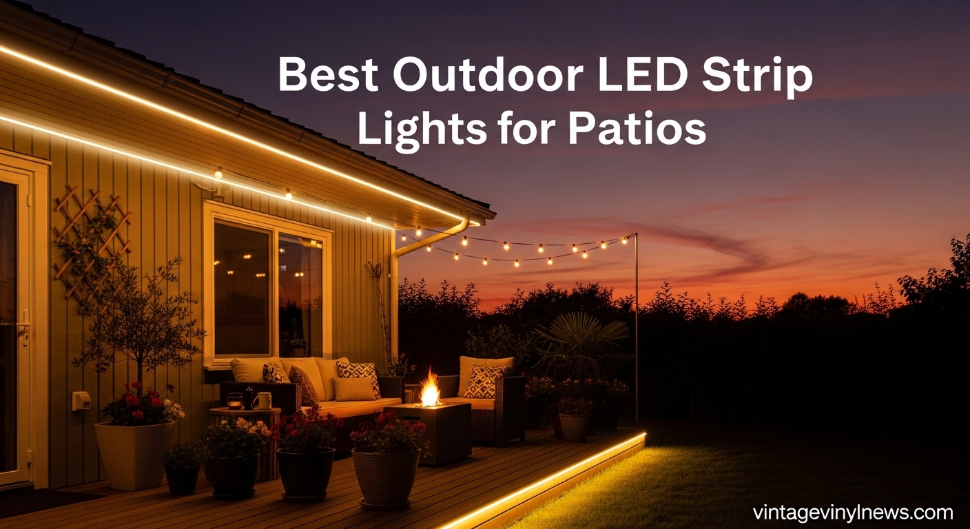 Best Outdoor LED Strip Lights for Patios