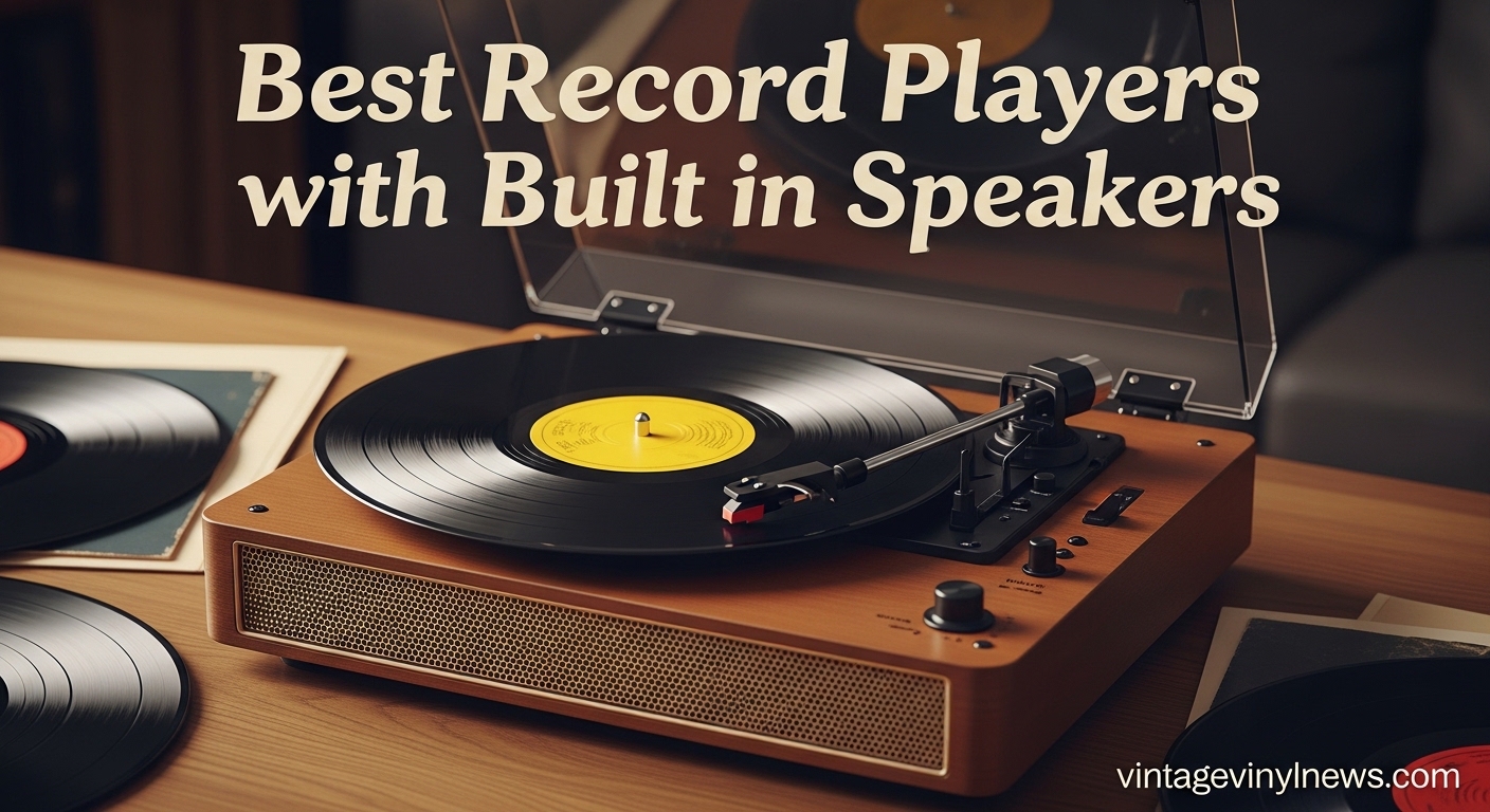 Best Record Players with Built in Speakers