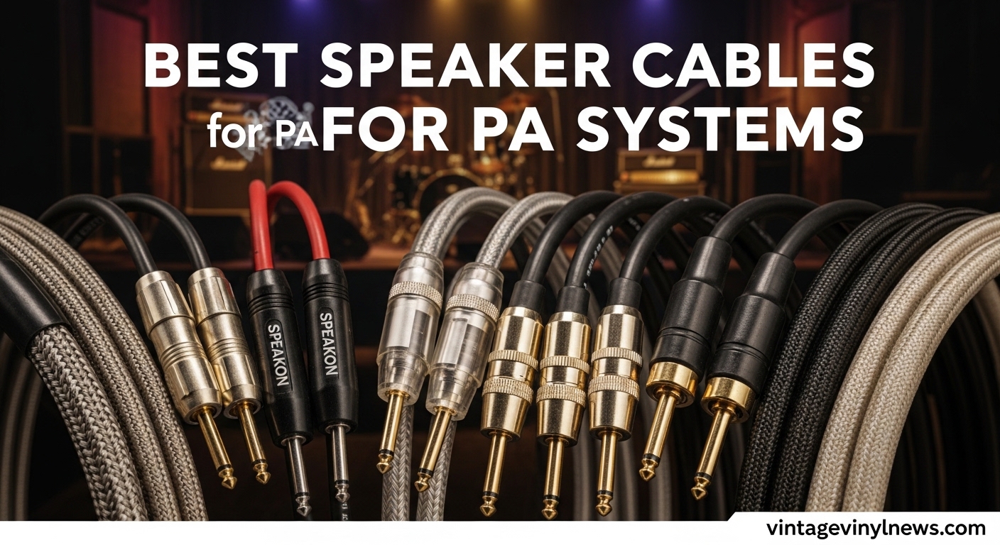 Best Speaker Cables for PA Systems