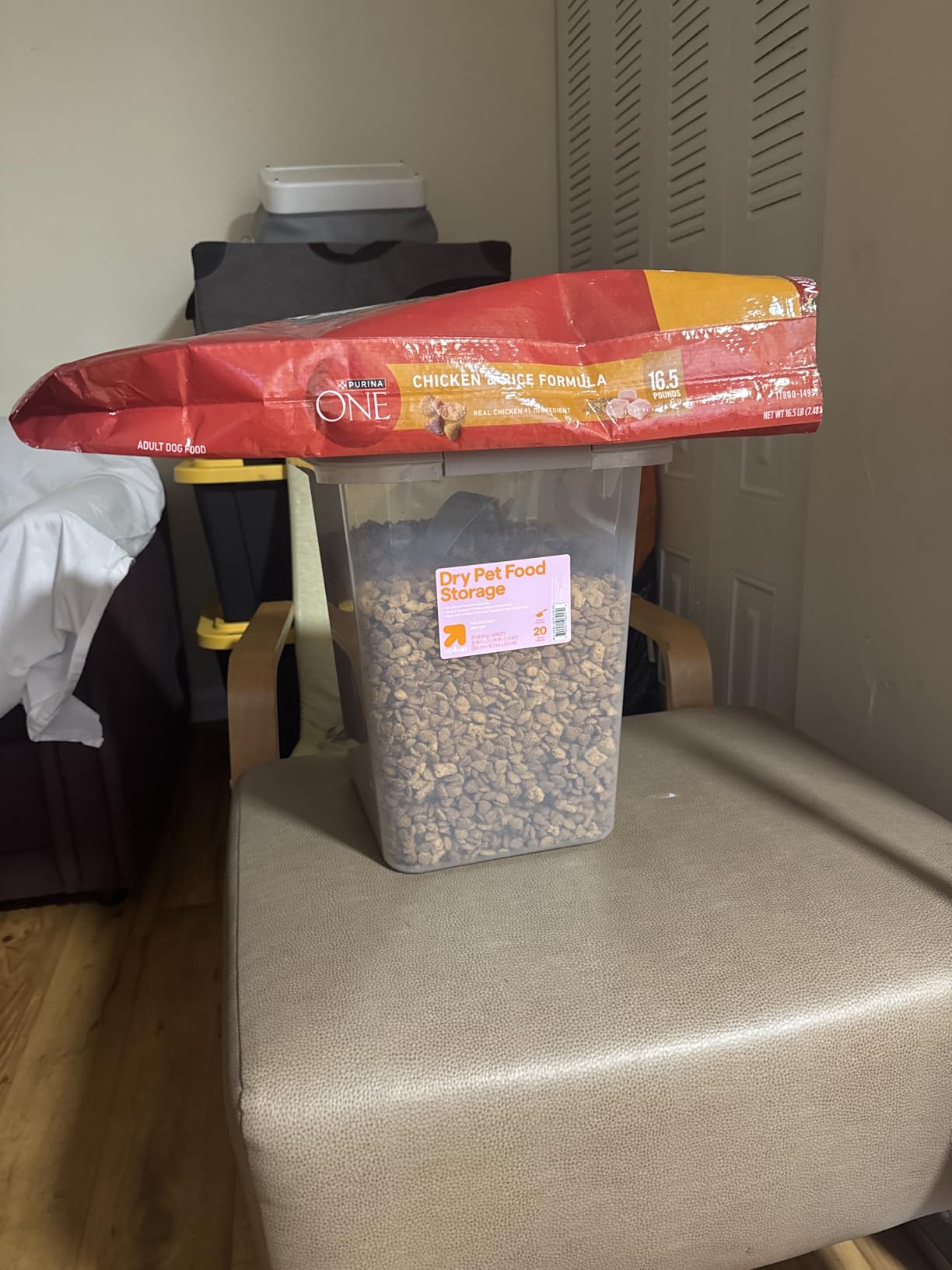 Purina ONE Chicken and Rice Formula Dry Dog Food - 8 lb. Bag customer photo 2