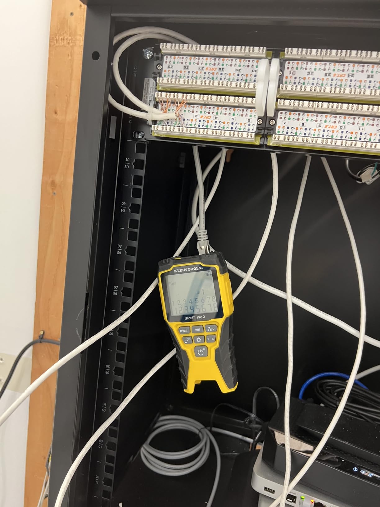 TRENDnet 48-Port Cat6 Unshielded Patch Panel, Wallmount or Rackmount, Compatible with Cat3,4,5,5e,6 Cabling, for Ethernet, Fast Ethernet, Gigabit Applications, Black, TC-P48C6 customer photo 2