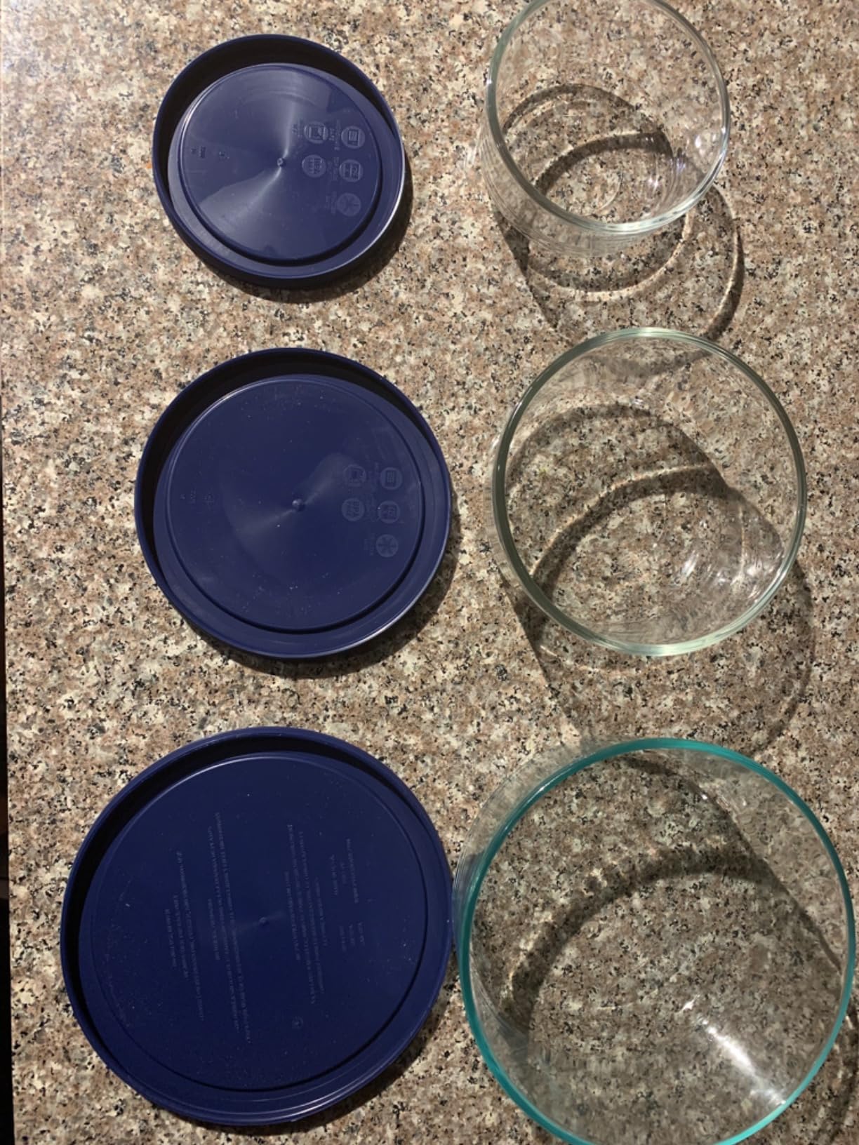 Pyrex Simply Store (3-Pack) Glass Food Storage Containers Set, (2, 4 & 7 Cup) Meal Prep Containers With Plastic BPA-Free Lids customer photo 1