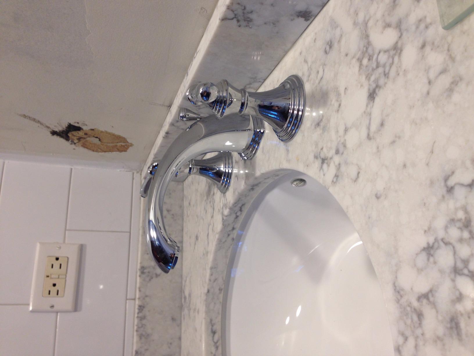 KOHLER K-394-4-BN Devonshire Widespread Bathroom Sink Faucet, Pop-Up Drain Assembly, 3-Hole Bathroom Faucets, 2-Handle, 1.2 GPM, Vibrant Brushed Nickel customer photo 2