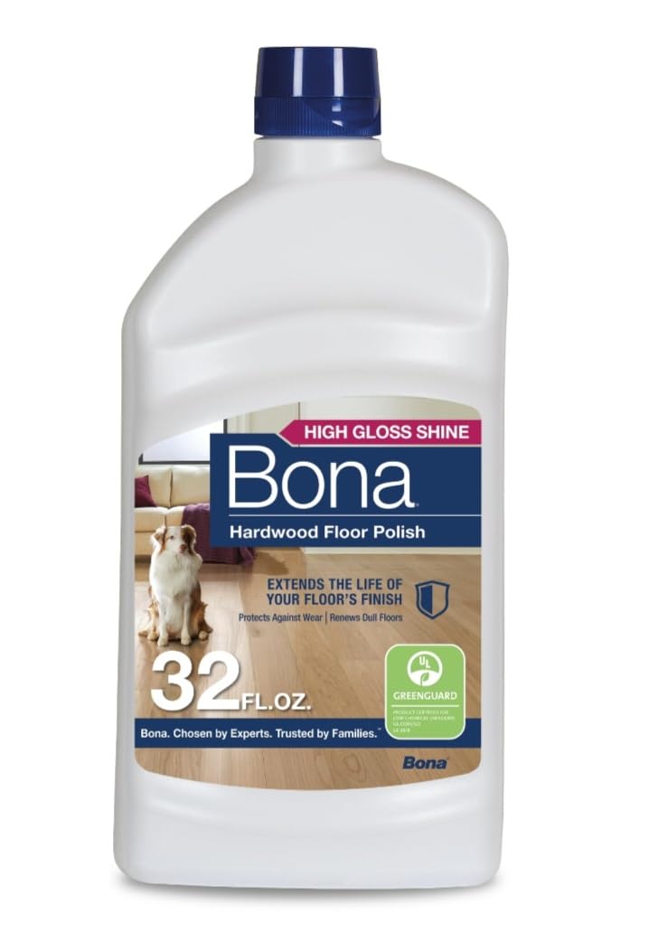 Bona Hardwood Floor Polish - 32 fl oz - High Gloss Shine - Polish for Wood Floors - Protects and Renews Dull Flooring - Covers 500 sq ft customer photo 2