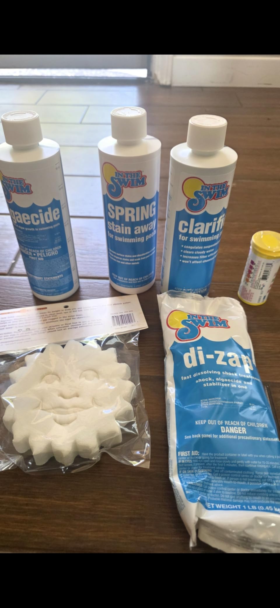In The Swim Pool Basic Opening Chemical Start Up Kit - Above Ground and In-Ground Swimming Pools - Up to 7,500 Gallons customer photo 1