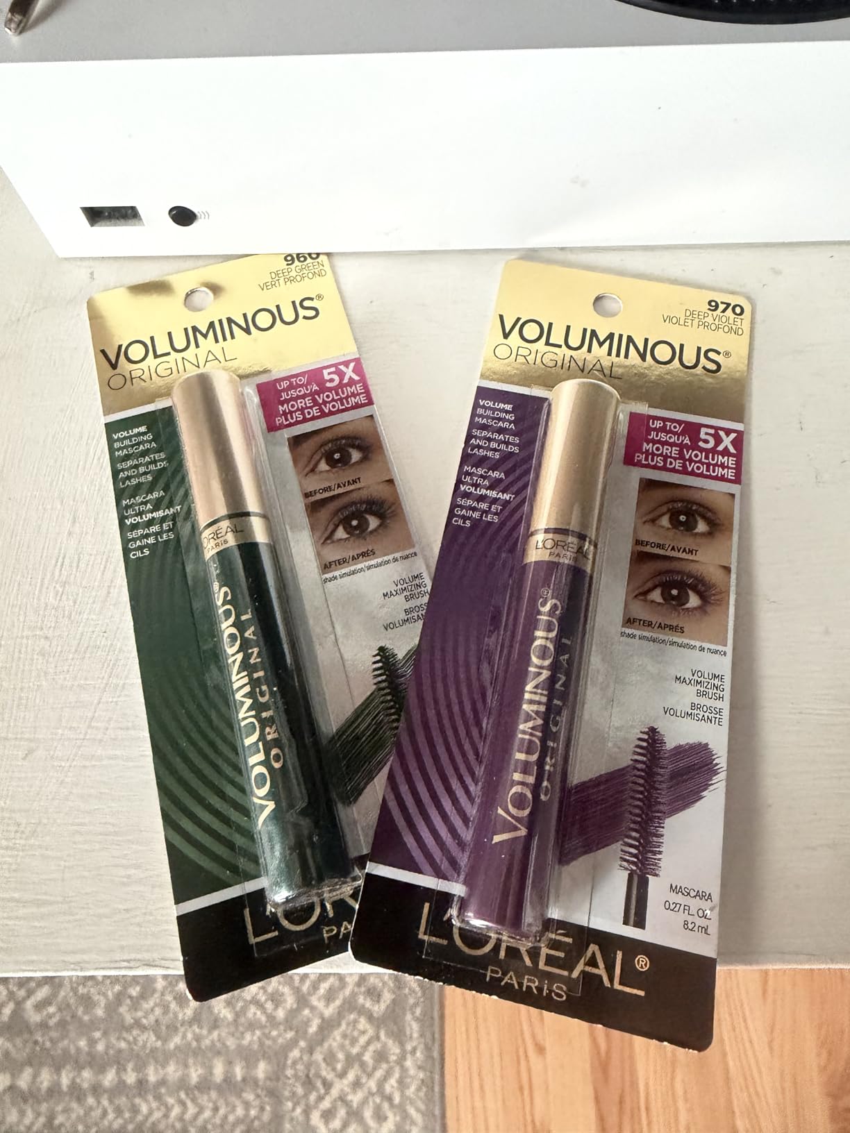L'Oreal Paris Original Voluminous Mascara, Building Mascara Volume and Length Formula, Washable, Blackest Black customer photo 2