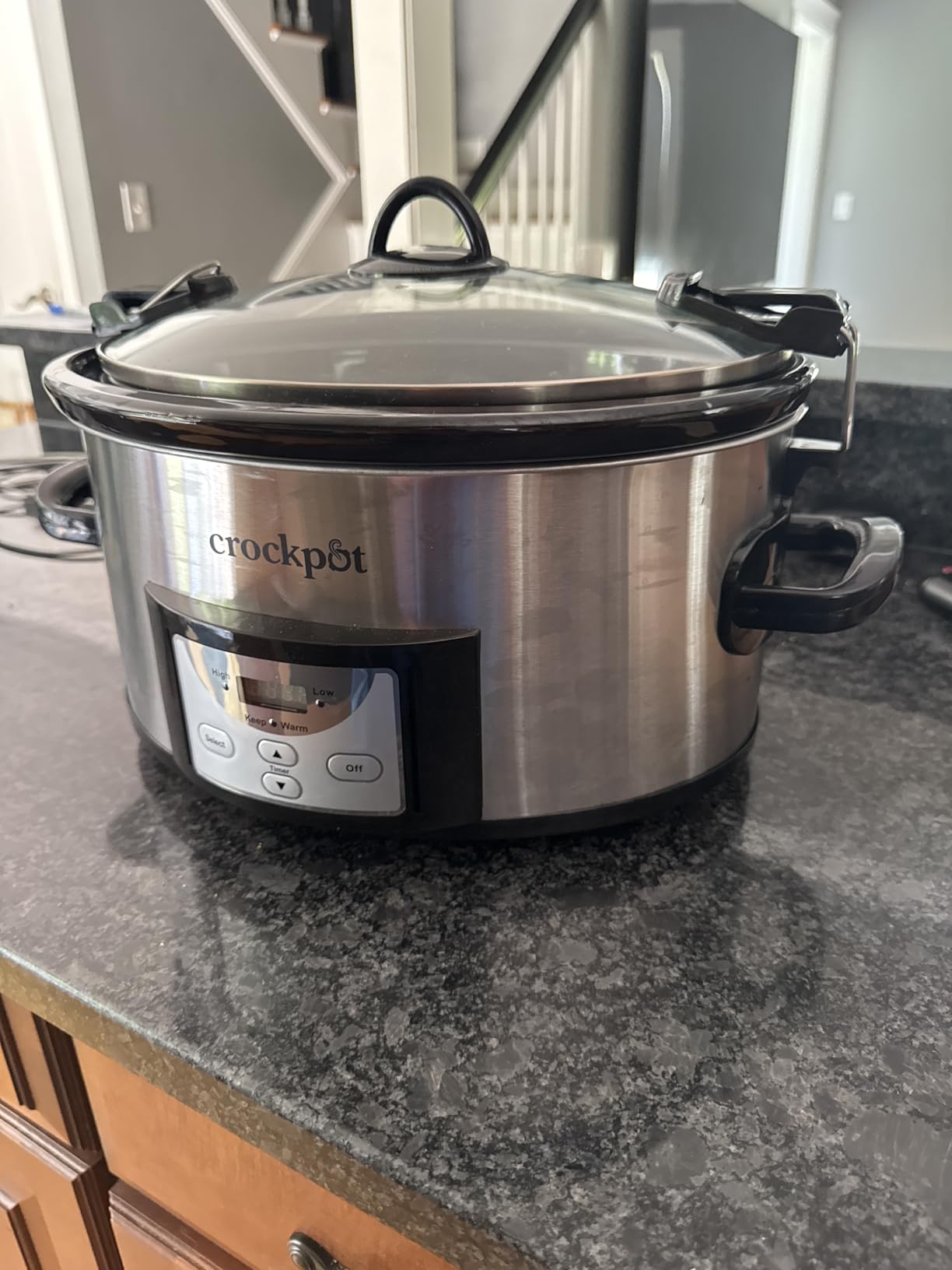 Crock-Pot 6 Quart Cook & Carry Programmable Slow Cooker with Digital Timer Stainless Steel (CPSCVC60LL-S) customer photo 2