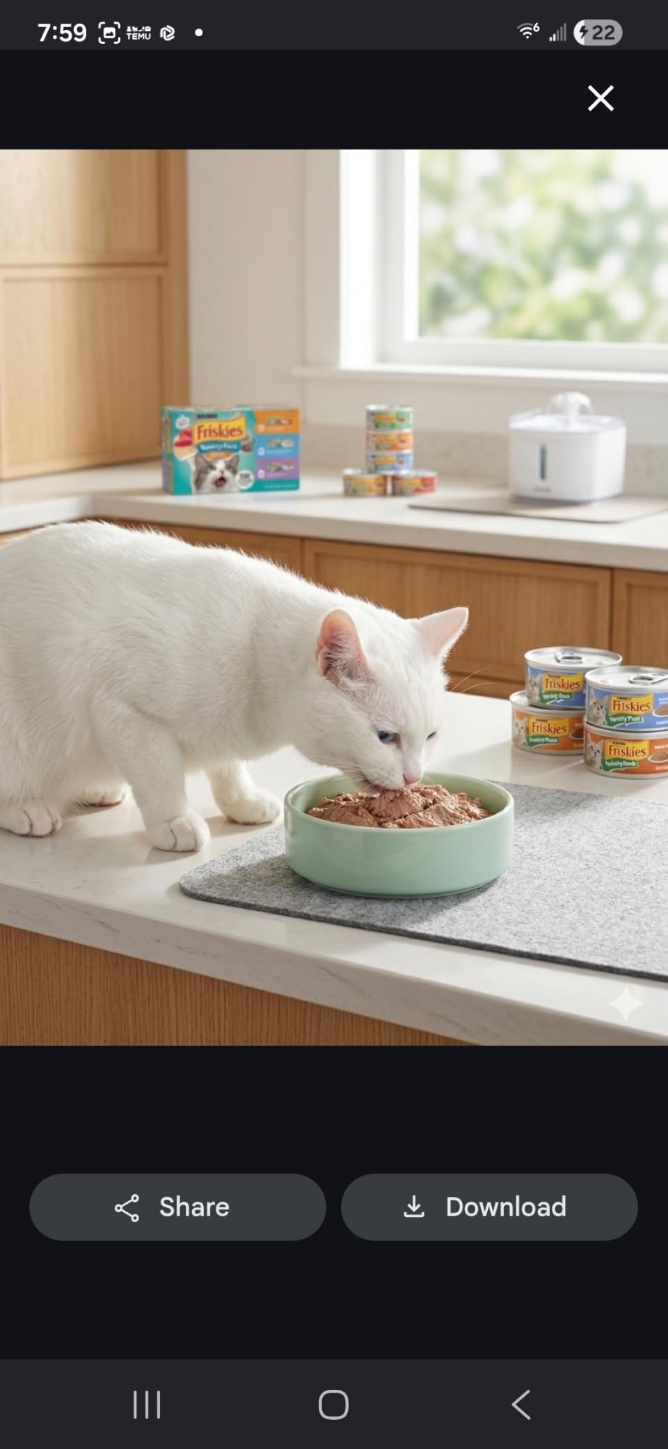 Purina Friskies Wet Cat Food Variety Pack, Tasty Treasures Prime Filets (With Ocean Fish and Tuna, With Chicken and With Turkey) - 5.5 Ounce (Pack of 12) customer photo 1