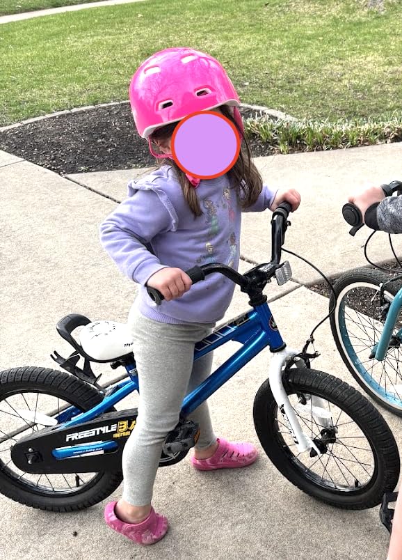 RoyalBaby Freestyle Kids Bike 12 14 16 Inch with Training Wheels, 18 Inch with Kickstand, Childrens Bicycle for Ages 3-10 Years Boys Girls customer photo 2