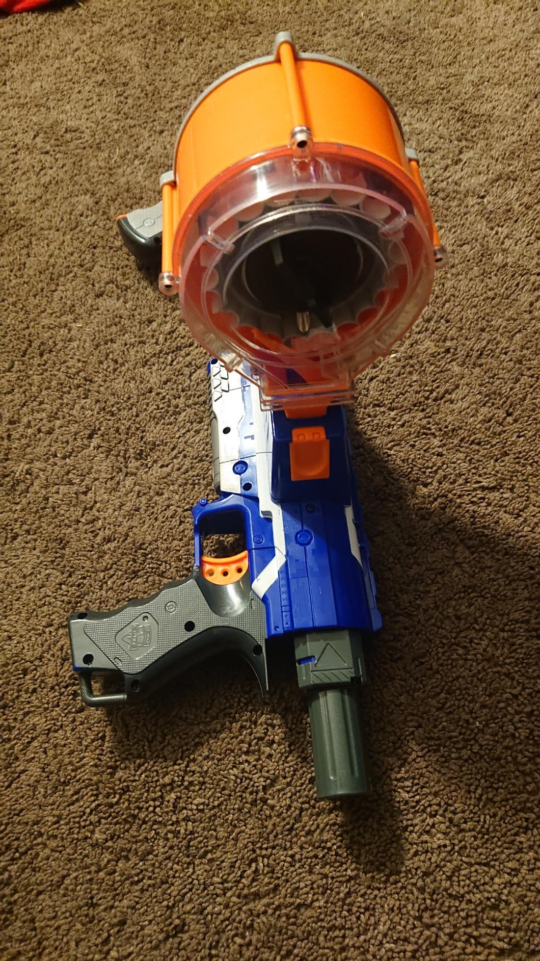 Nerf Rampage N-Strike Elite Toy Blaster with 25 Dart Drum Slam Fire for Kids, Teens, & Adults customer photo 1