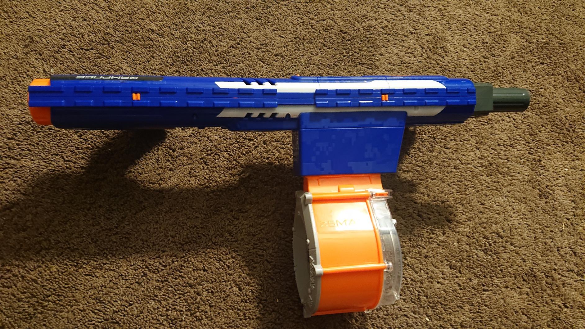 Nerf Rampage N-Strike Elite Toy Blaster with 25 Dart Drum Slam Fire for Kids, Teens, & Adults customer photo 2
