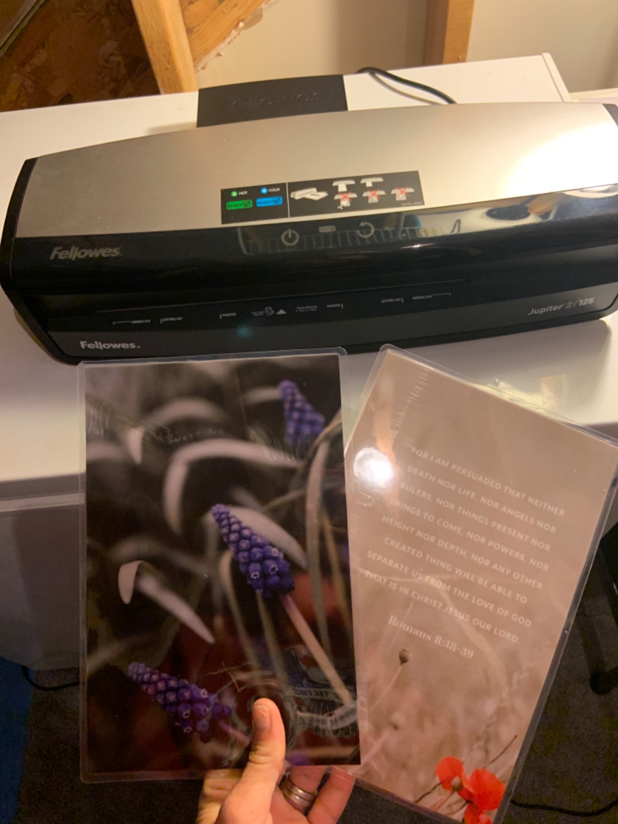 Fellowes Jupiter 2 125 Laminator with 10 Pouches, 12.5 Inch (5734101), Black & Grey customer photo 1