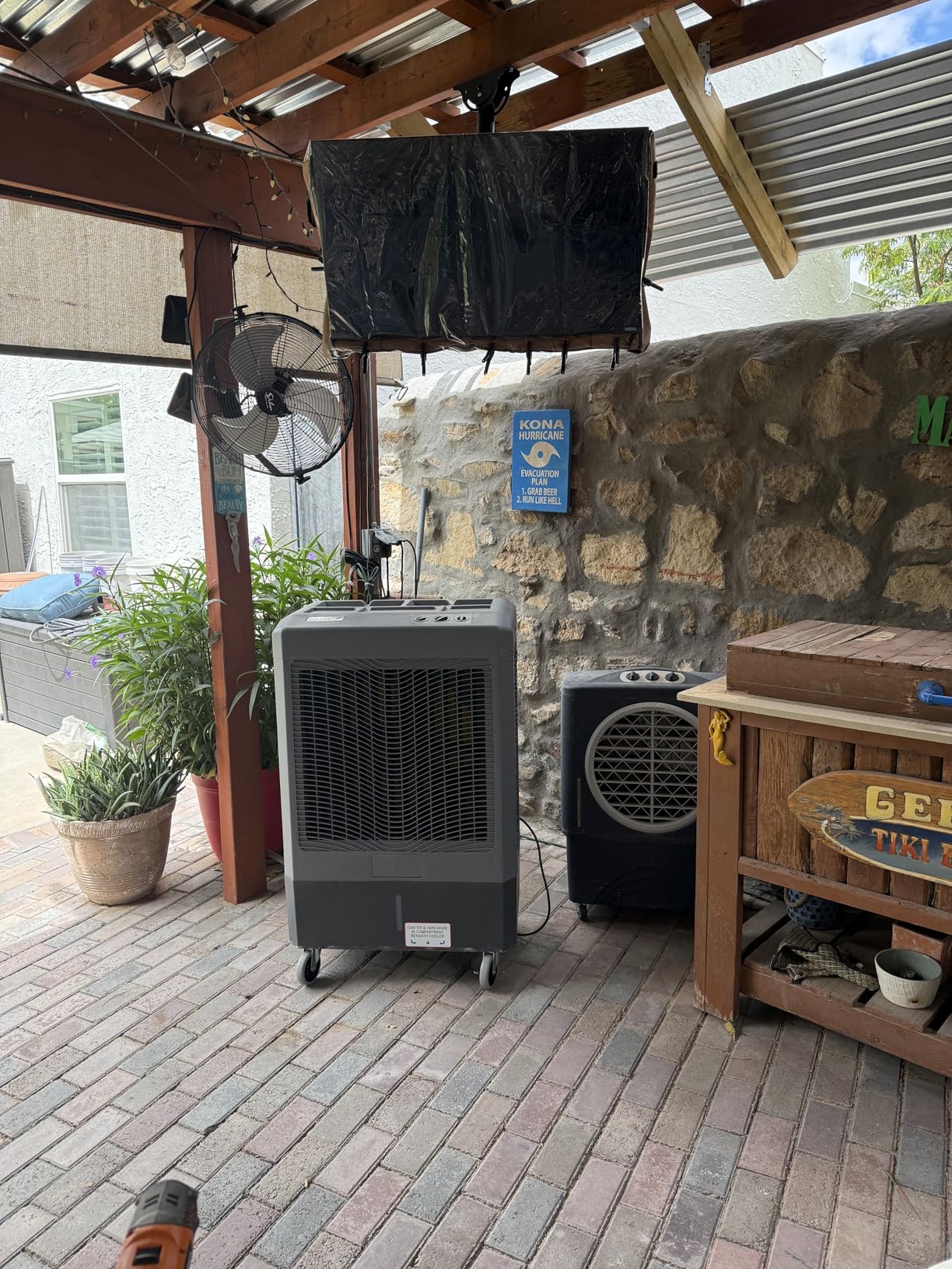 Hessaire 5300 CFM 3-Speed Portable Evaporative Cooler (Swamp Cooler) for 1600 square feet customer photo 1