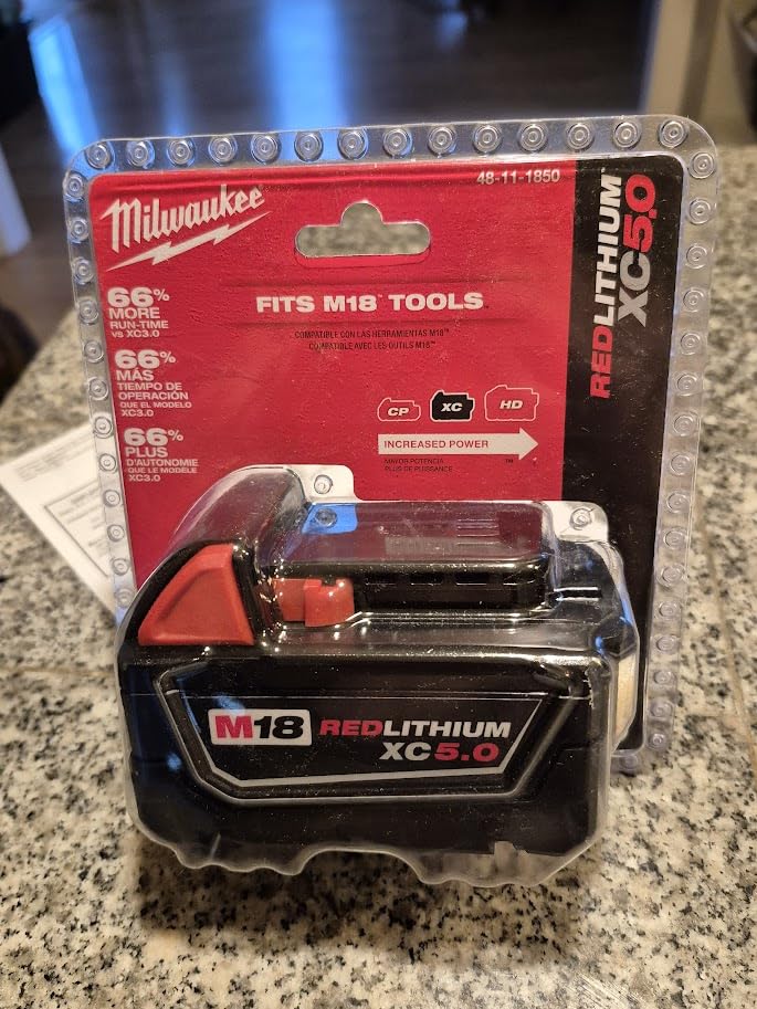48-11-1850 M18 Redlithium 5.0Ah Battery Pack customer photo 3