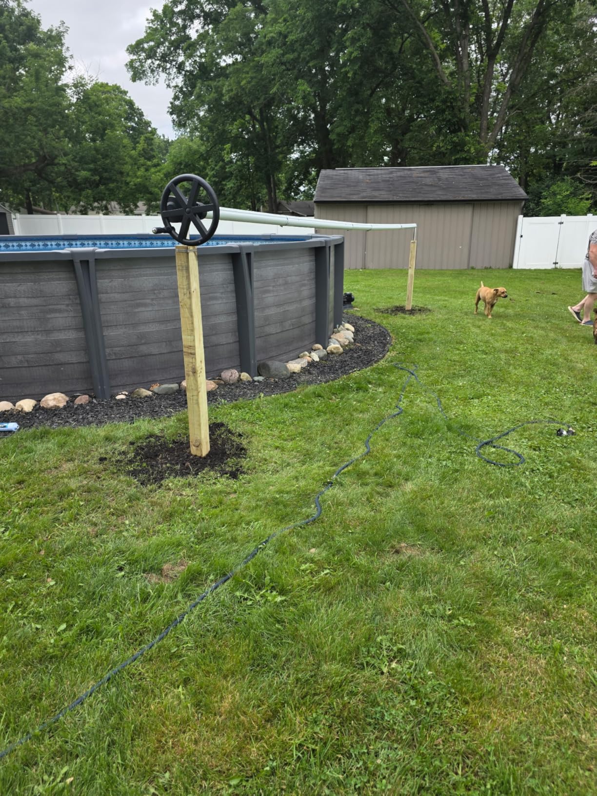 Sun2Solar 800 & 1200 Series | 25-Foot Wide Stainless Steel Solar Cover Easy Gear Reel | Perfect for in-Ground or Above-Ground Swimming Pools customer photo 2