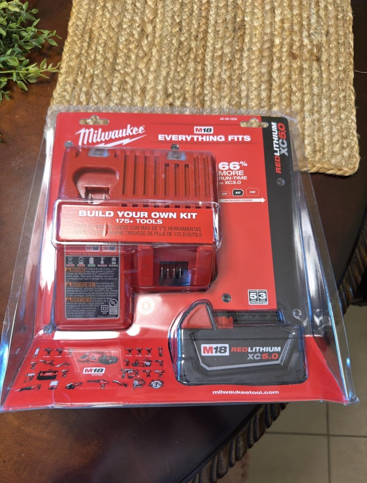 48-59-1850 M18 XC 5.0 Starter Kit (Battery + Charger) customer photo 1
