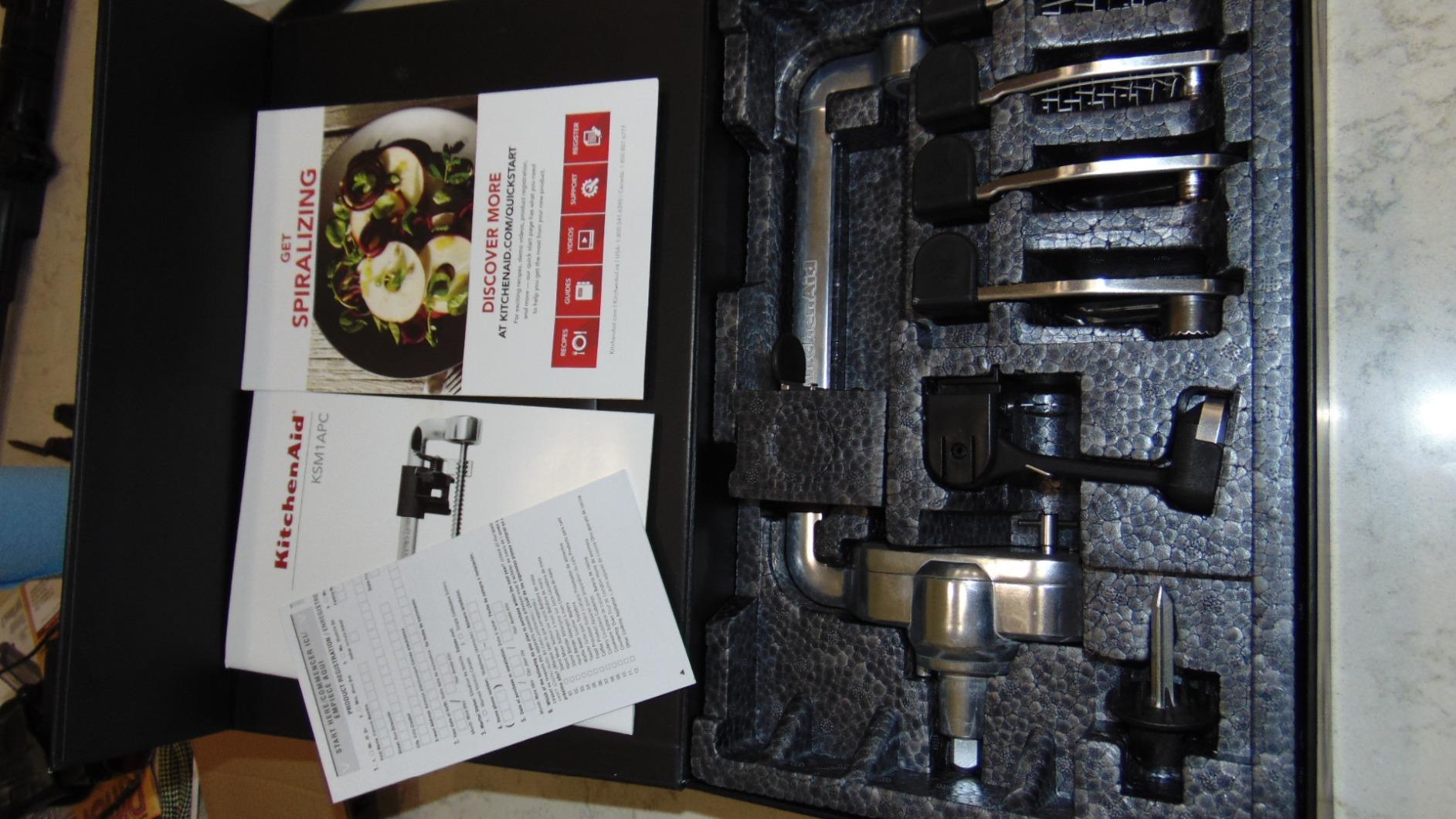 KitchenAid Stand Mixer Attachment, KSM1APC Fruit and Vegetable Spiralizer customer photo 2