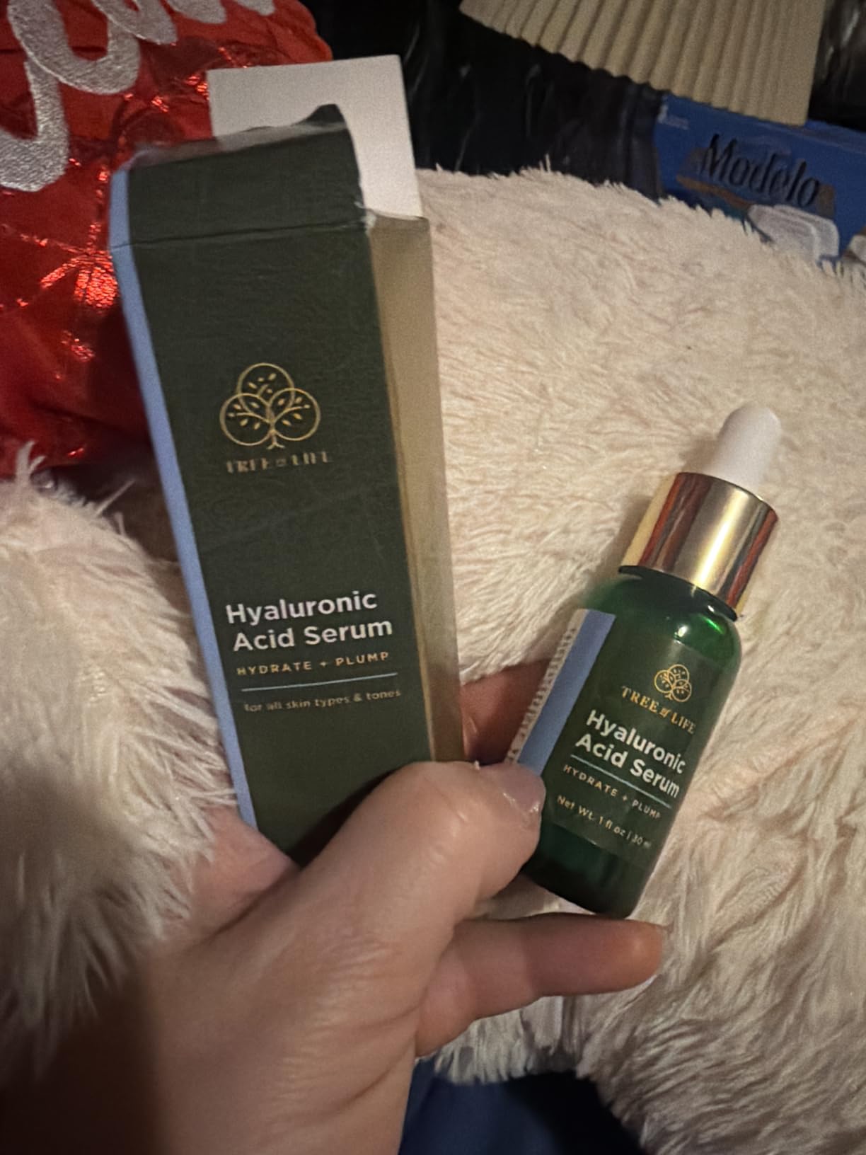 Tree of Life Face Serum Set - Vitamin C, Retinol & Hyaluronic Acid for Brightening, Firming & Hydrating - Anti Aging Skin Care Set - Dermatologist Tested customer photo 2