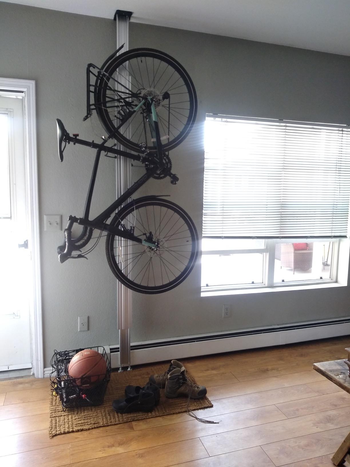 RAD Cycle Aluminum Bike Stand Bicycle Rack Storage or Display Holds Two Bicycles customer photo 1
