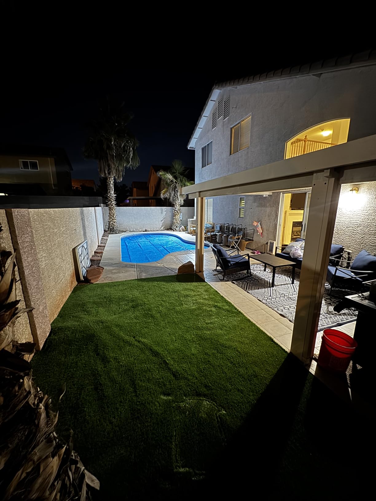 Blue 16 ft x 32 ft Rectangle Solar Cover | 12 Mil | Heat Retaining Blanket for Rectangular Inground & Above Ground Swimming Pools | Sun Heats Pool | 1200 Series Bubble Heating Blankets customer photo 1