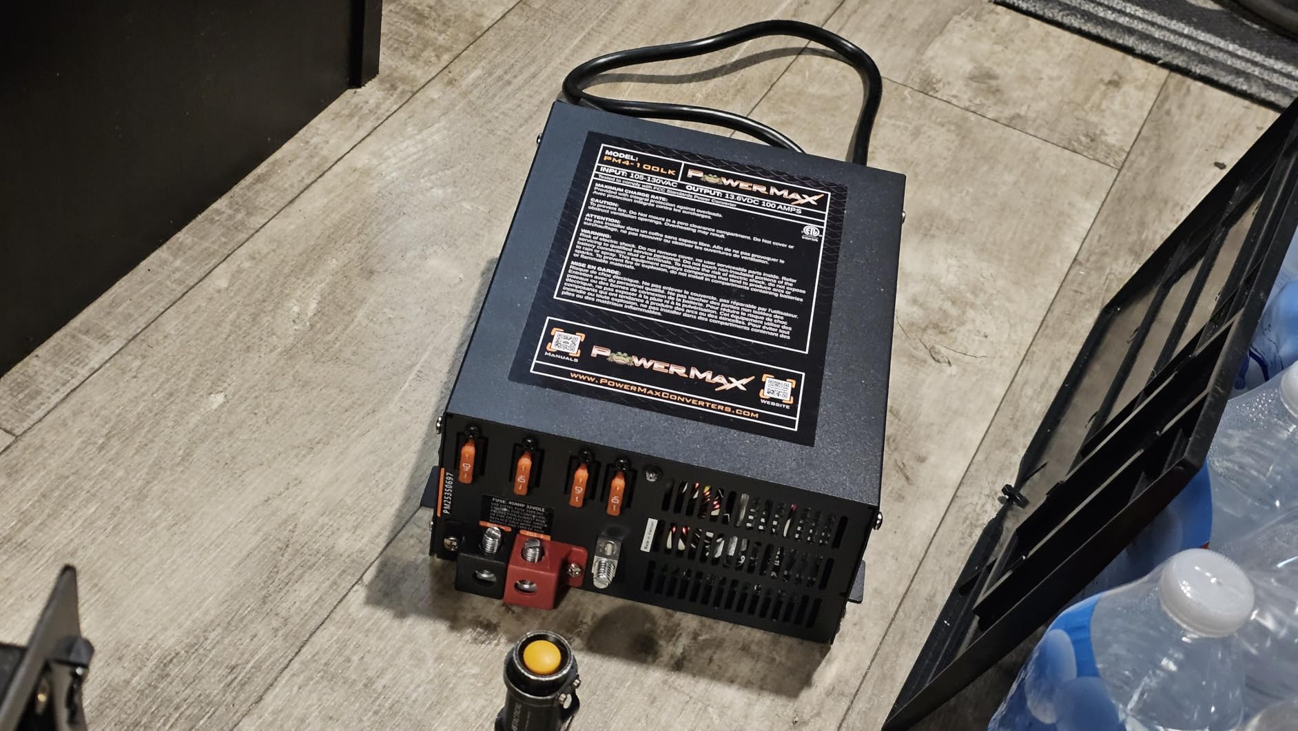 PowerMax PM4 100A Power Converter 110V AC to 12V DC | 100 Amp with Built-in 4-Stage Smart Battery Charger | Reverse Polarity, Overload & Thermal Protection customer photo 2