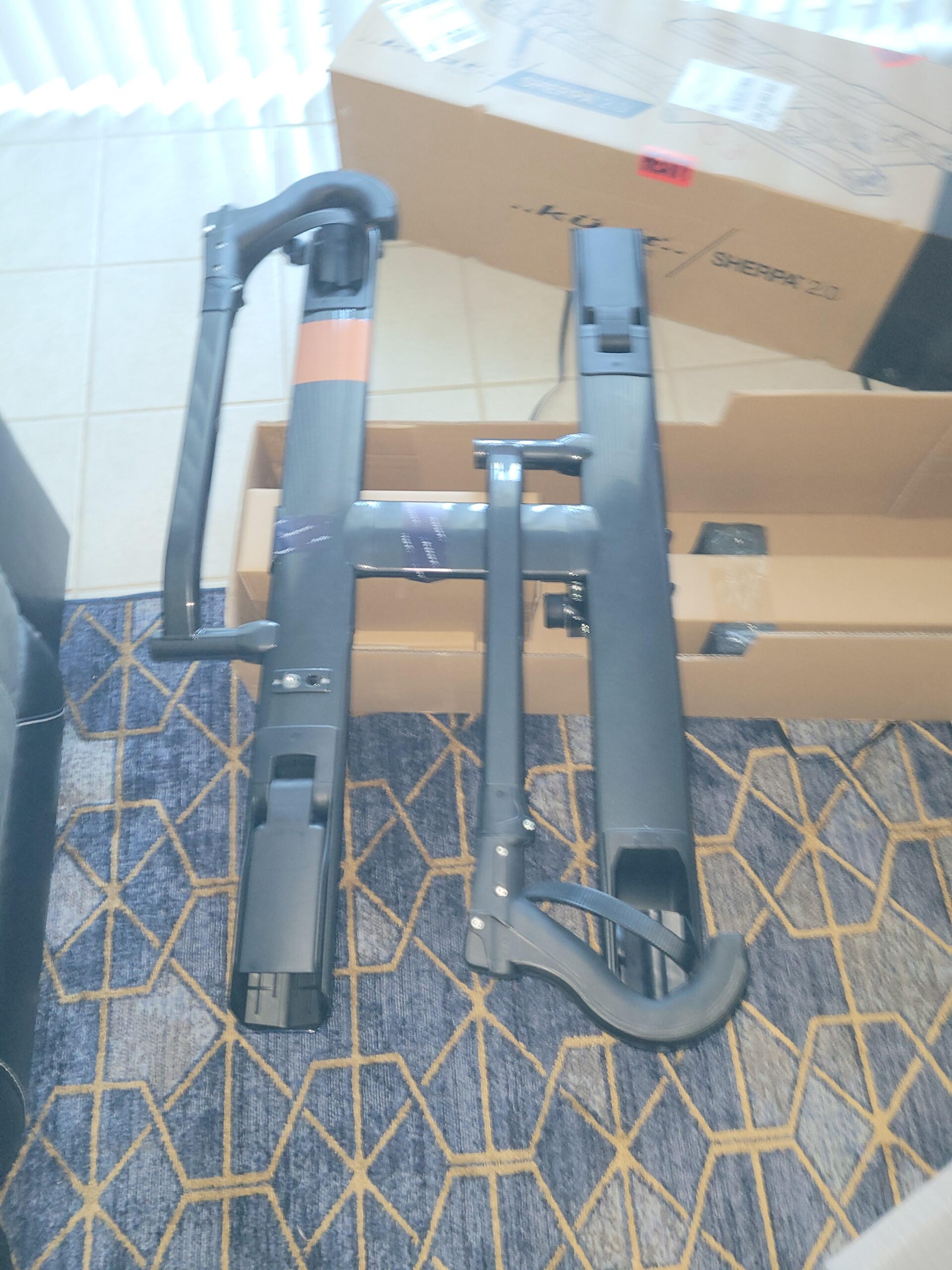 Kuat Sherpa 2.0 Durable Lightweight Aluminum Compact 2 Bike Transporting Hitch Rack with Cable Lock & Foldable Tire Cradles customer photo 2