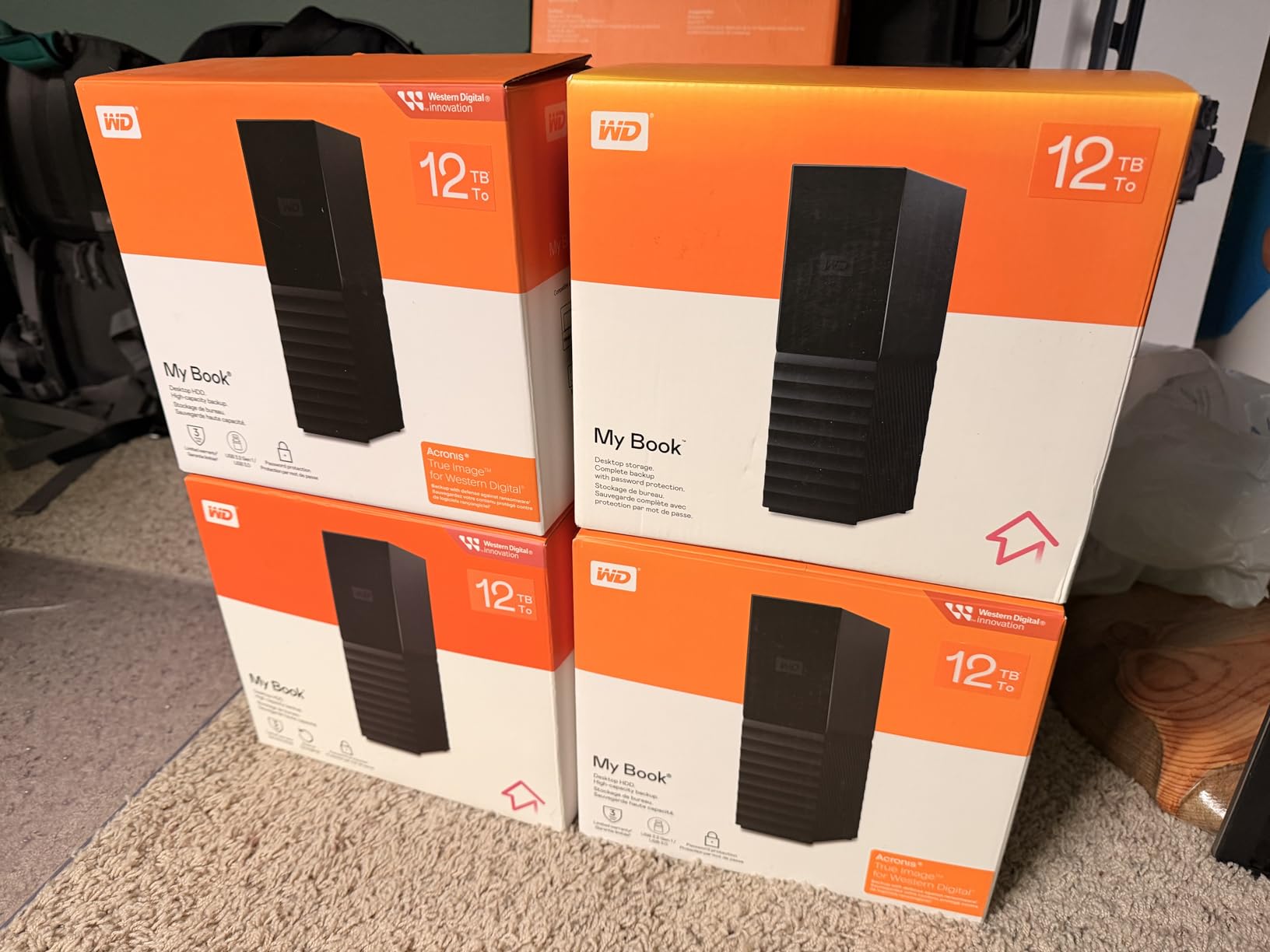 Western Digital 8TB My Book Desktop External Hard Drive, USB 3.0, External HDD with Password Protection and Backup Software (WDBBGB0080HBK-NESN) customer photo 1