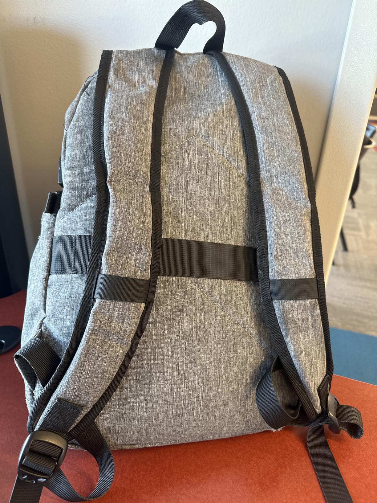 Mancro Laptop Backpack for Travel, Anti-theft Laptop Backpack for Men Business Backpack Work Daypack with Lock, Water Resistant Travel Computer Bag Daypack, Grey customer photo 2