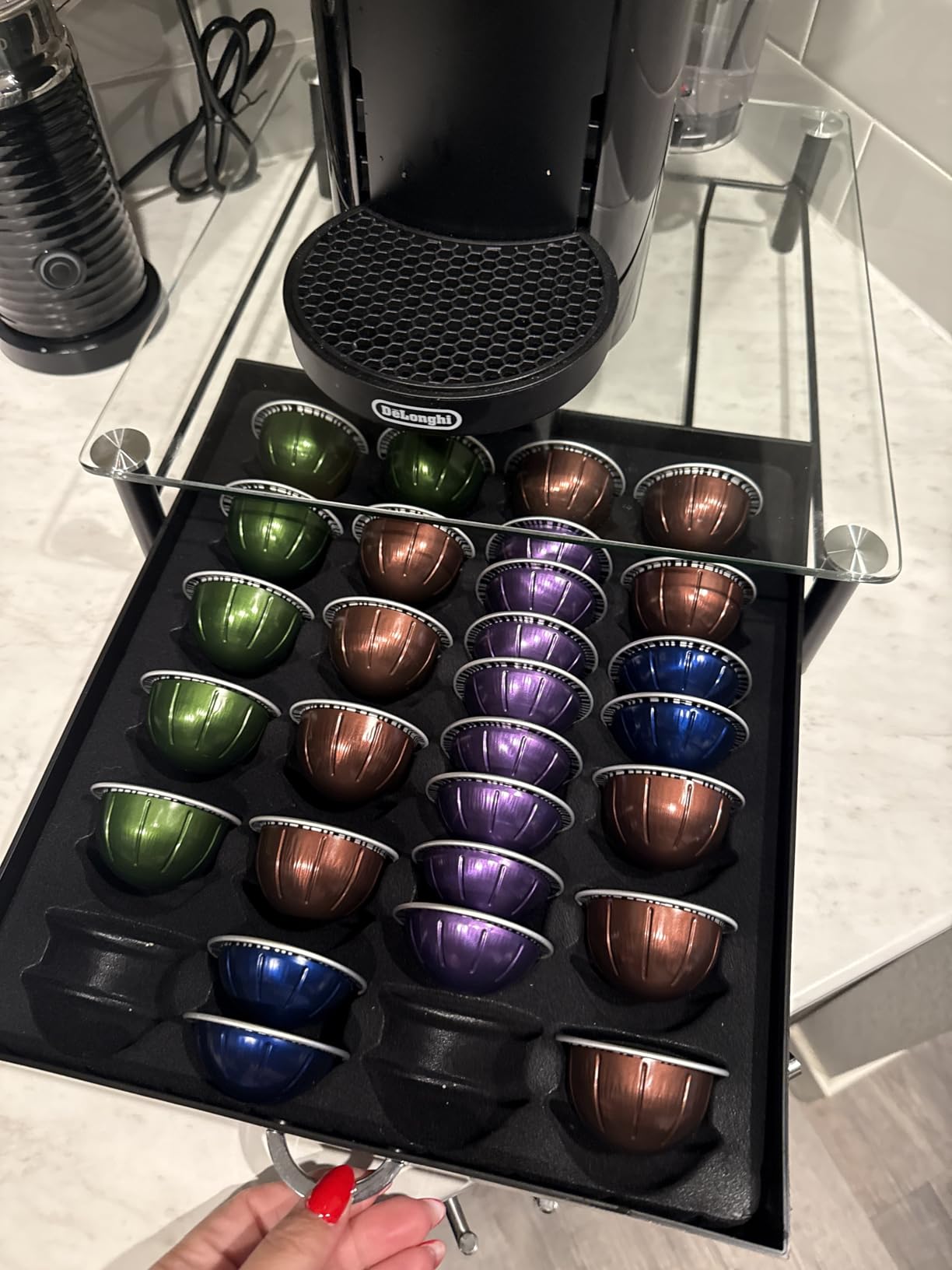 Nespresso Capsules Vertuo, Dark Assortment Variety Pack, Dark Roast Coffee & Espresso, 40-Count Coffee & Espresso Pods customer photo 1