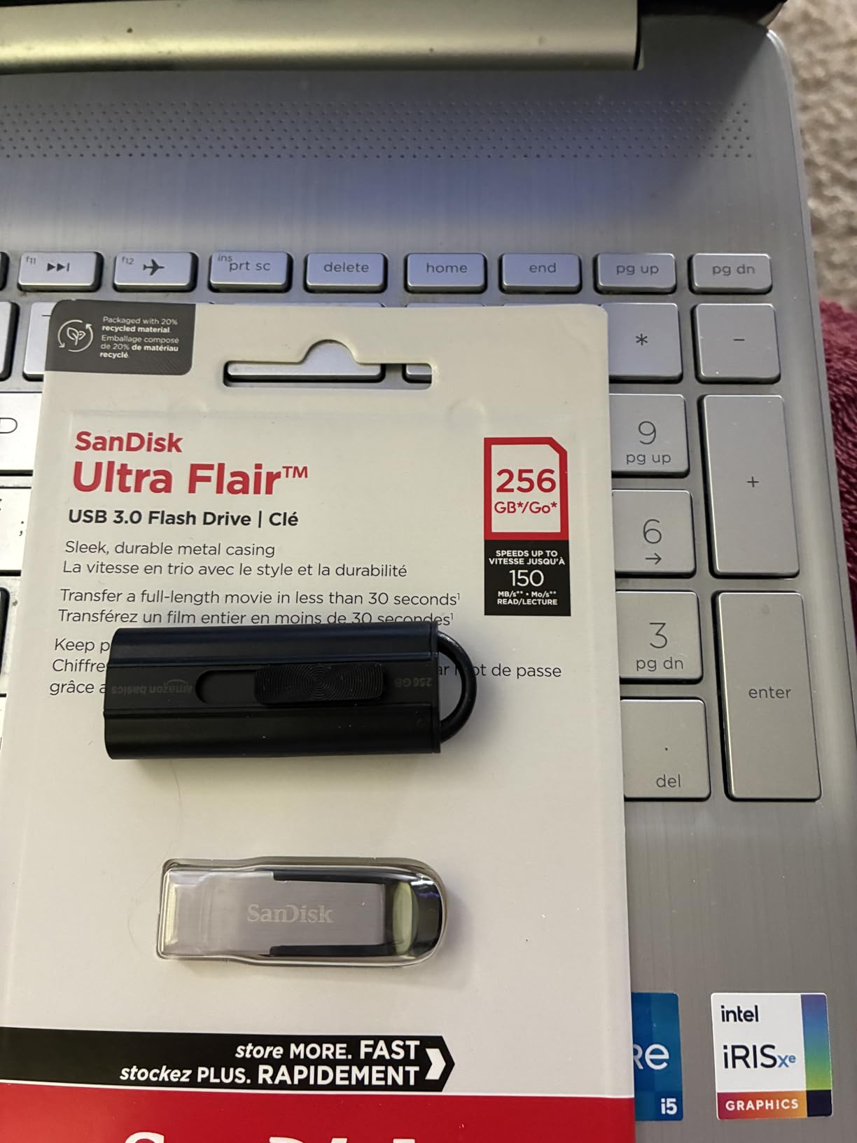 256GB Ultra Flair USB 3.0 Flash Drive, SDCZ73-256G-G46, Black customer photo 2