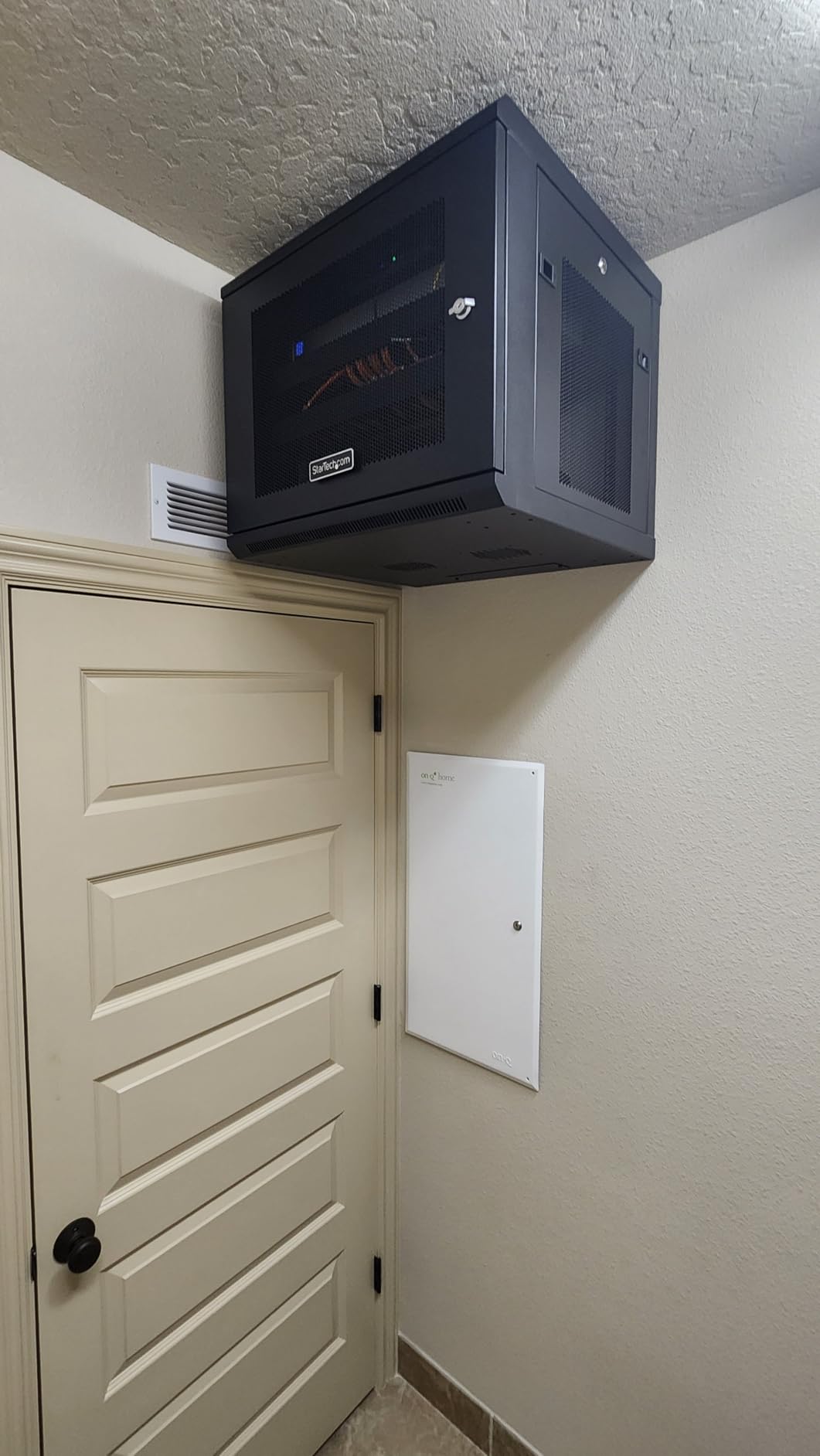 StarTech.com 2-Post 6U Wall Mount Network Cabinet w/ 1U Shelf, 19