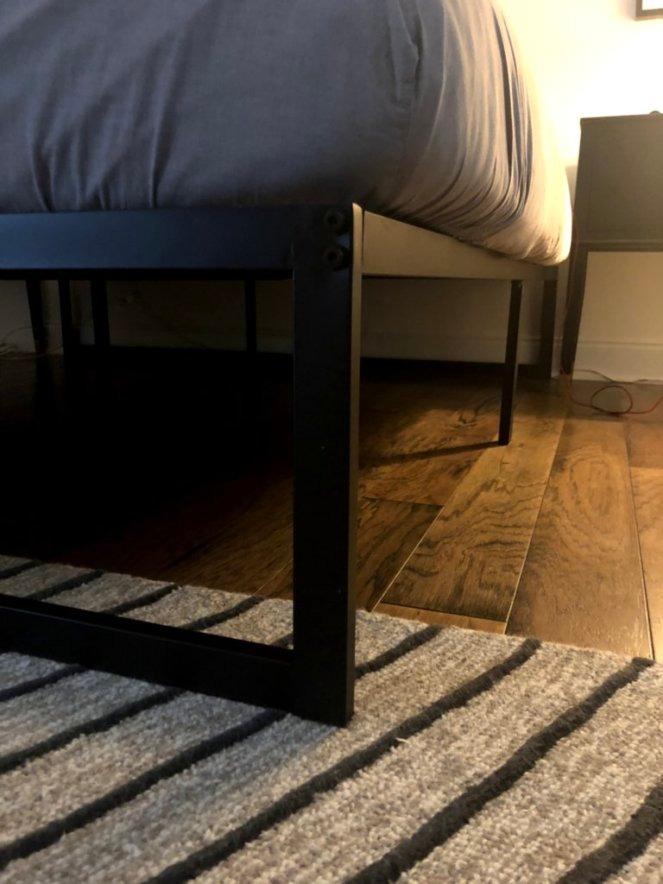 ZINUS Abel Metal Platform Bed Frame / Mattress Foundation with Steel Slat Support / No Box Spring Needed / Easy Assembly, Queen customer photo 2