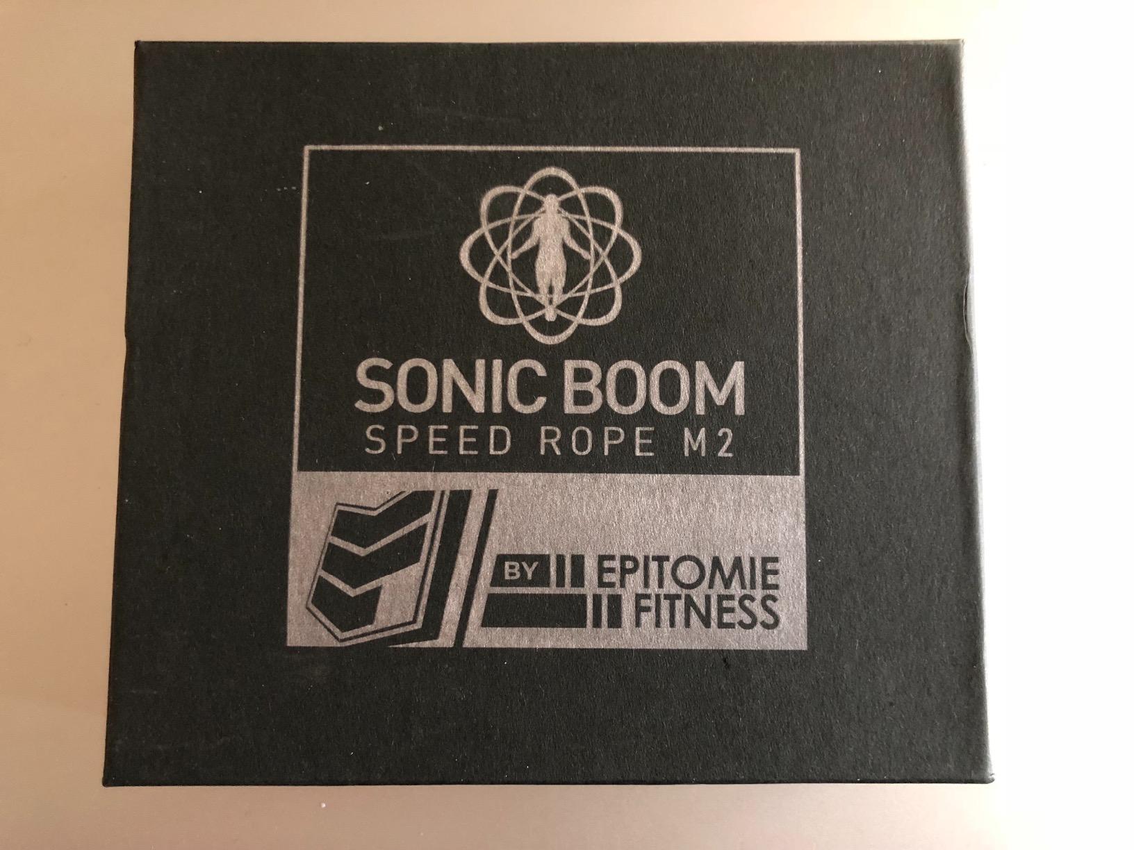 Epitomie Fitness Sonic Boom M2 High Speed Jump Rope - Patent Pending Self-Locking, Screw-Free Design - Weighted, 360 Degree Spin, Silicone Grip with 2 Speed Rope Cables customer photo 1